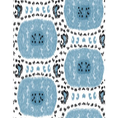 GASTON Y DANIELA GRAN SOL PRINT--MODERN-IKAT/SOUTHWEST/KILIMS AZUL - GDW5448.003.0 OUTLET