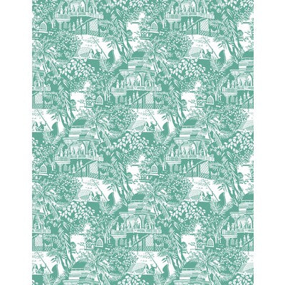 GASTON Y DANIELA OLIMPO PRINT--CHINOISERIE-FIGURATIVE ESMERALDA - GDW5450.001.0 OUTLET