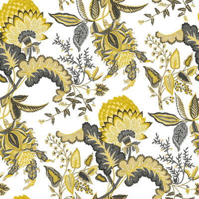 GASTON Y DANIELA PARAISO PRINT--BOTANICAL & FLORAL- GRIS/ORO - GDW5659.003.0 OUTLET