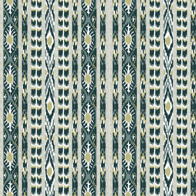 GASTON Y DANIELA APACHE PRINT--GLOBAL-STRIPES AGUA/LIMA - GDW5660.002.0 OUTLET