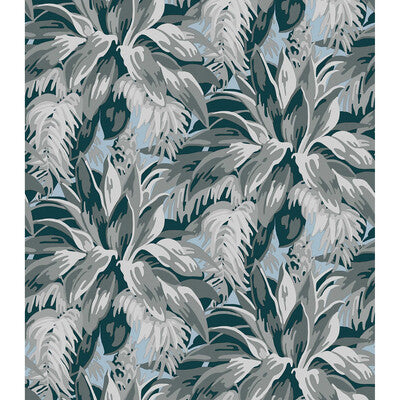 GASTON Y DANIELA PANAMERICANA PRINT-VINYL/FAUX LEATHER--BOTANICAL & FLORAL AZUL - GDW5664.001.0 OUTLET