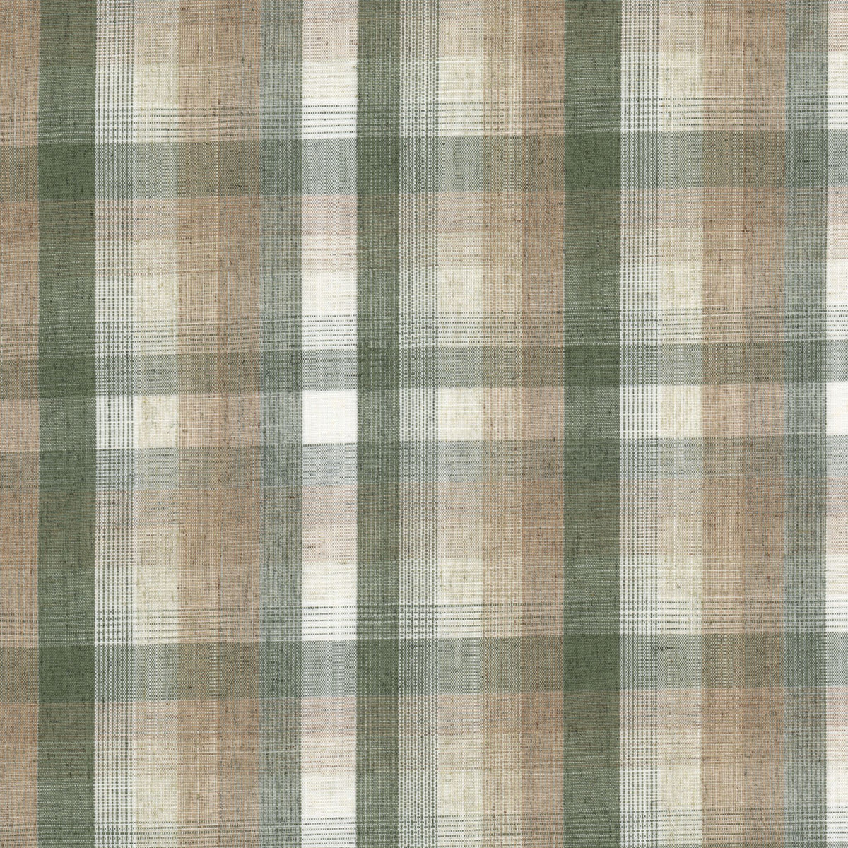 STOUT TEXTILES MULTIPURPOSE,WOVENS TRANSITIONAL,, PLAID/CHECK SAGE - GEOR-4