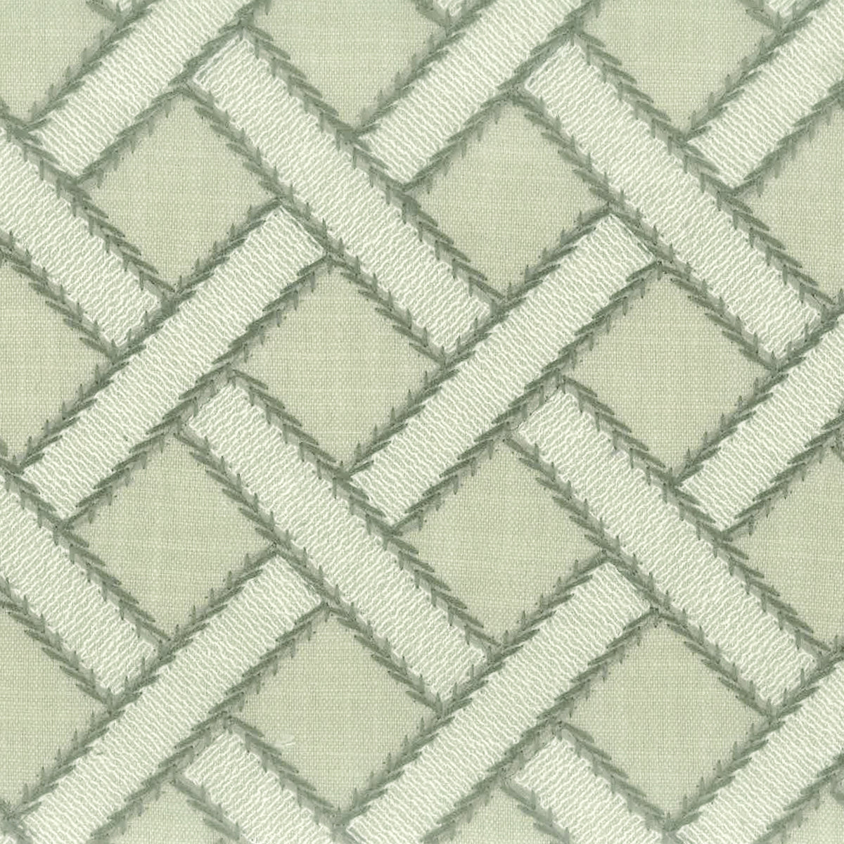 STOUT TEXTILES DRAPERY,EMBROIDERIES TRADITIONAL, DIAMOND CHARCOAL - GIBB-3