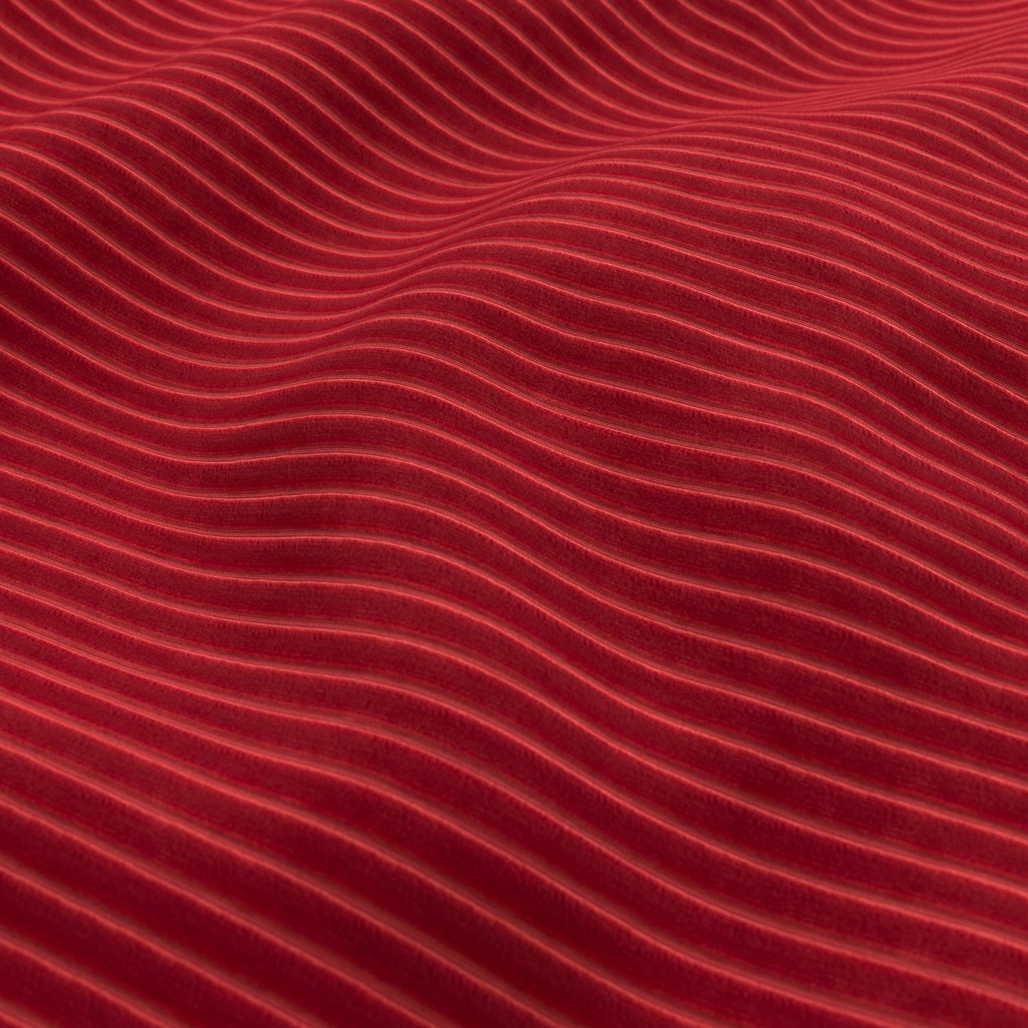 JF FABRICS GIN 45 J9711 Fabric Texture Cherry Red Velvet, Corduroy - 10014545