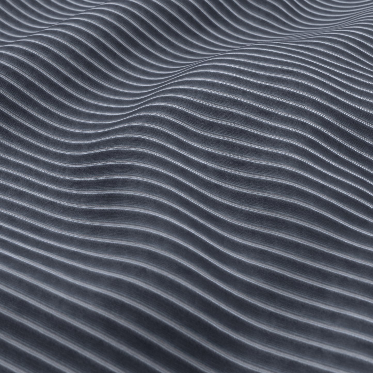 JF FABRICS GIN 68 J9711 Fabric Texture Dark Steel Blue Velvet, Corduroy - 10014568