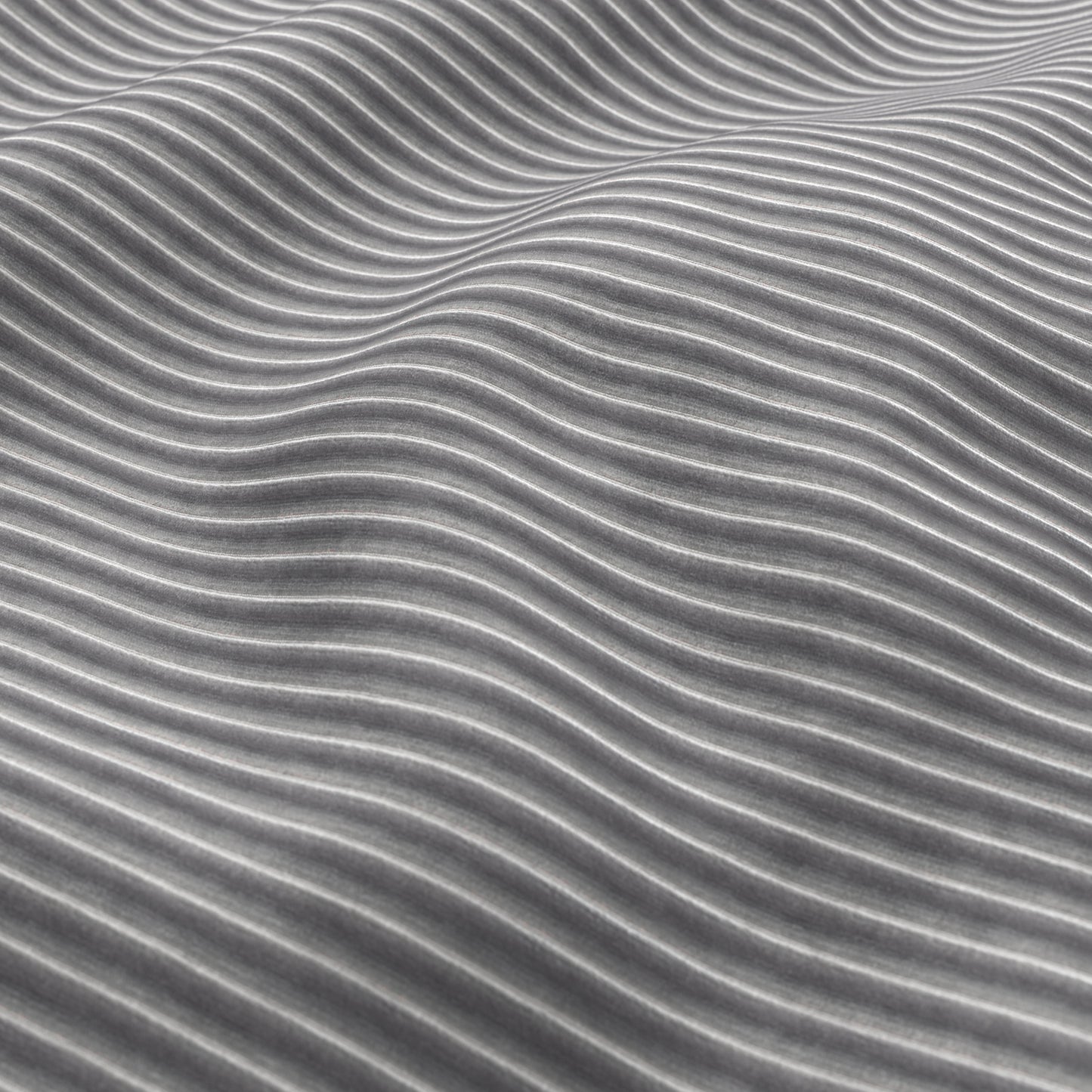 JF FABRICS GIN 96 J9711 Fabric Texture Metal Grey Velvet, Corduroy - 10014596