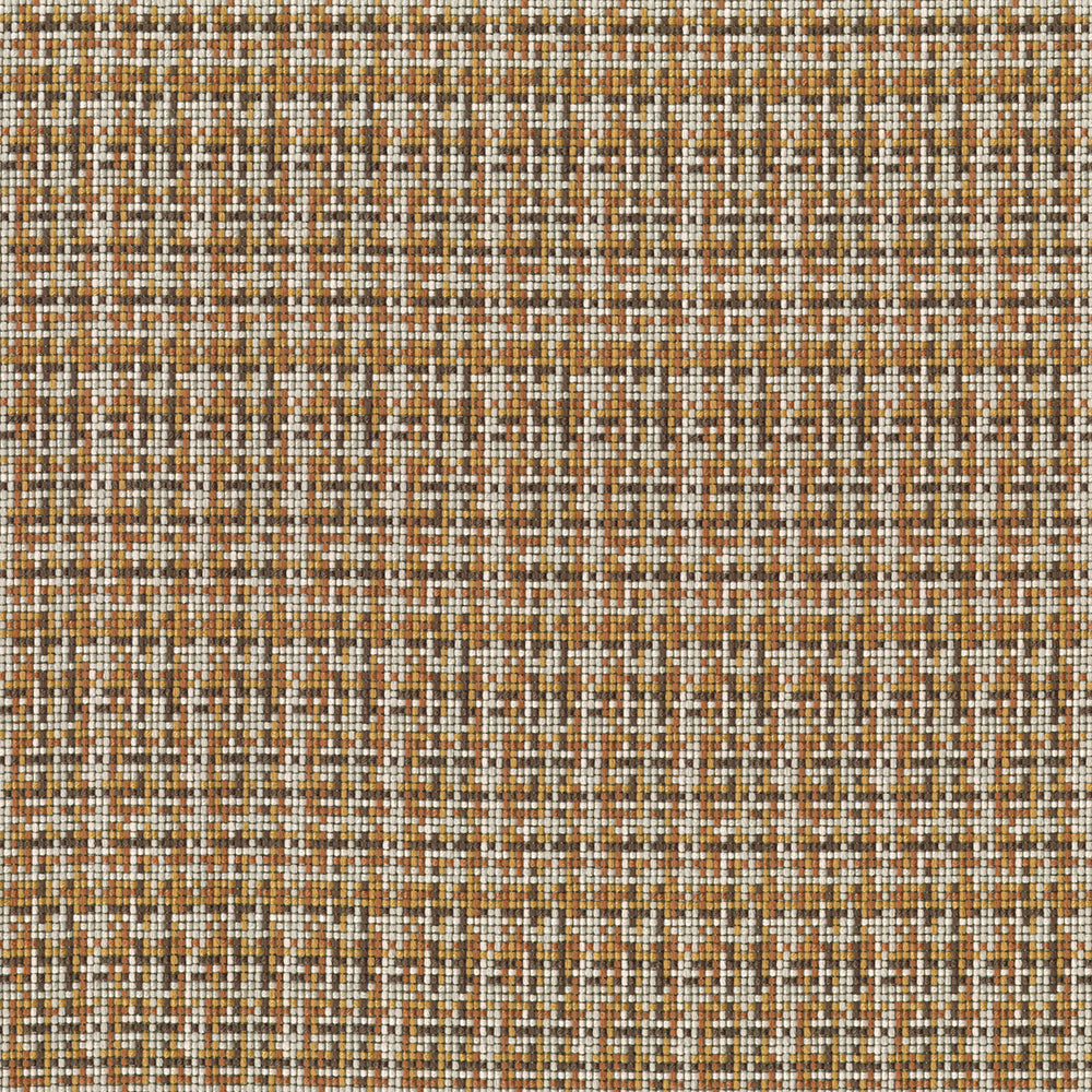 NICHOLASJOHN INC Cleam-Orange Abstract Fabric - NJ26-3933
