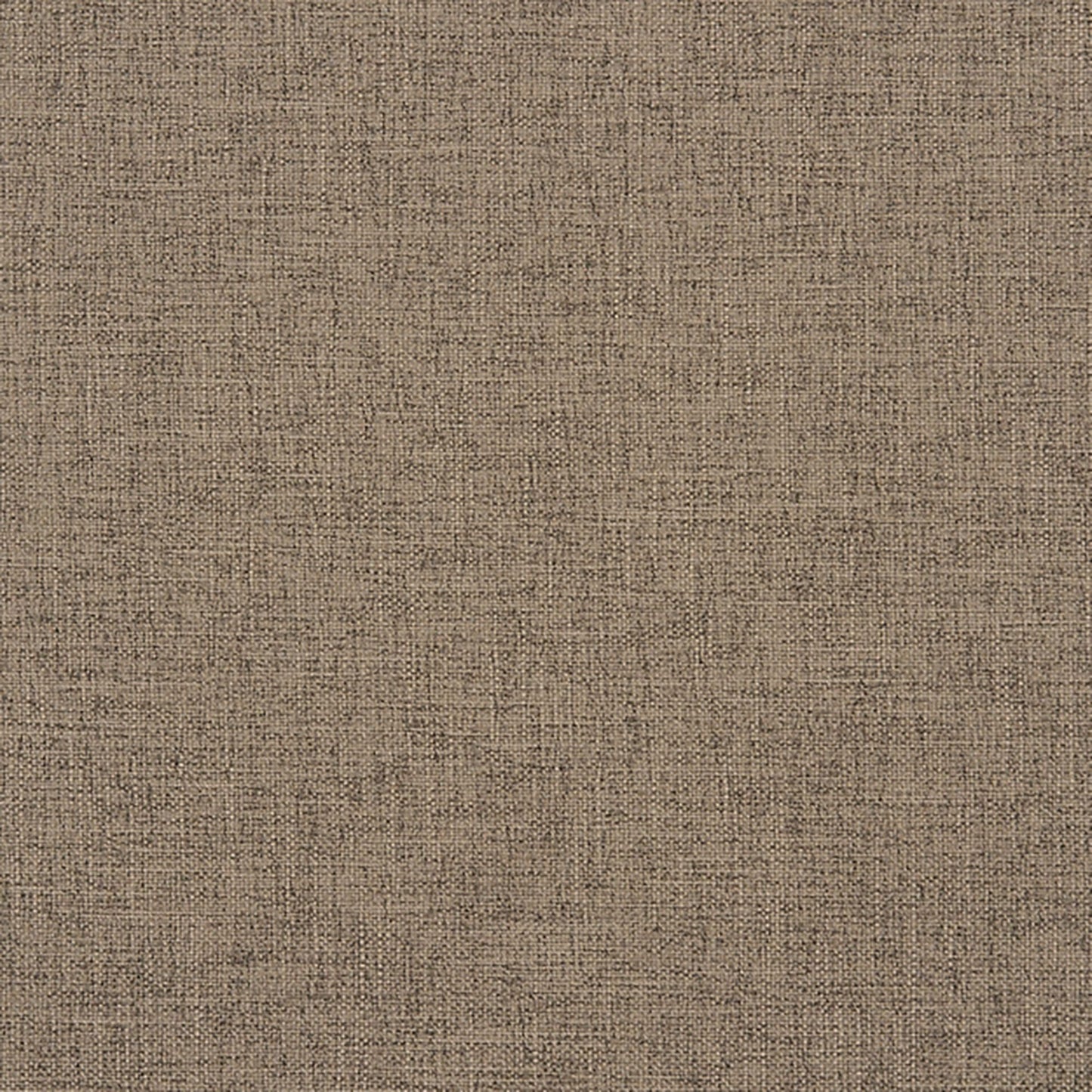 Brown woven upholstery fabric swatch with a textured linen-like weave.