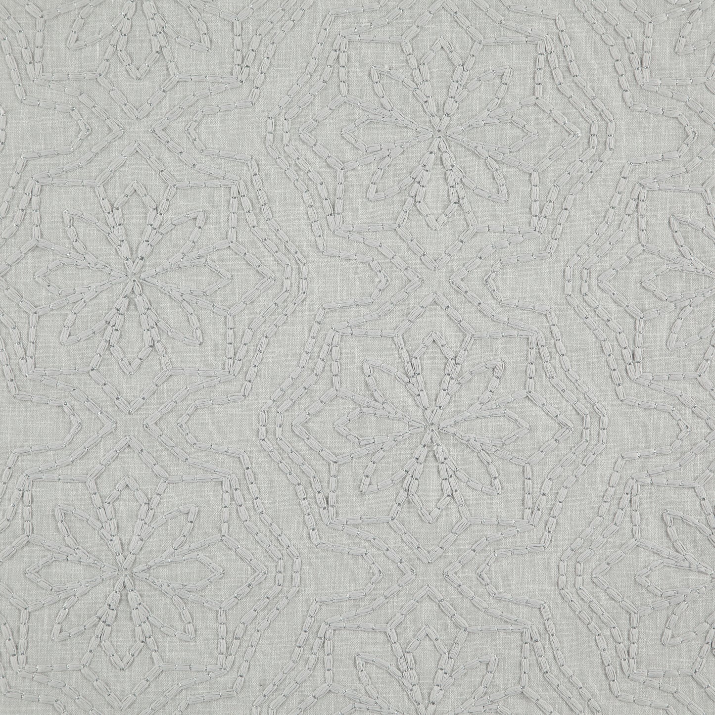 JF Fabrics GRETA 60 Fabric Transitional,Contemporary,Floral,Metallic Blue - 8165360 J8721