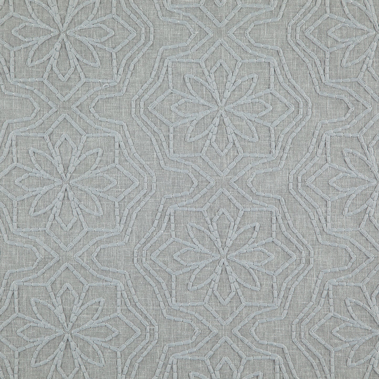 JF Fabrics GRETA 62 Fabric Transitional,Contemporary,Floral,Metallic Blue - 8165362 J8721