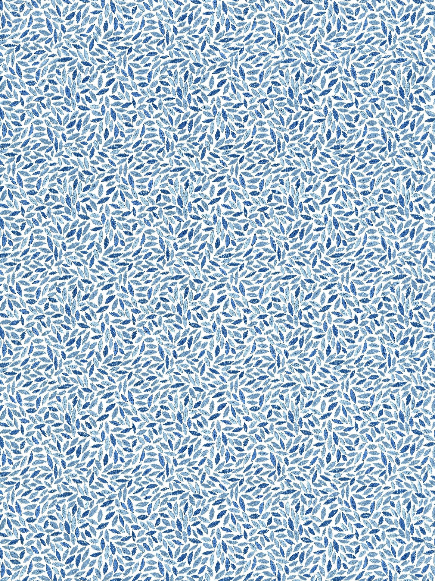 SCALAMANDRE MEADOW EMBROIDERY FABRIC MARINE - GW 000427207 NEW SKU # GW272070004