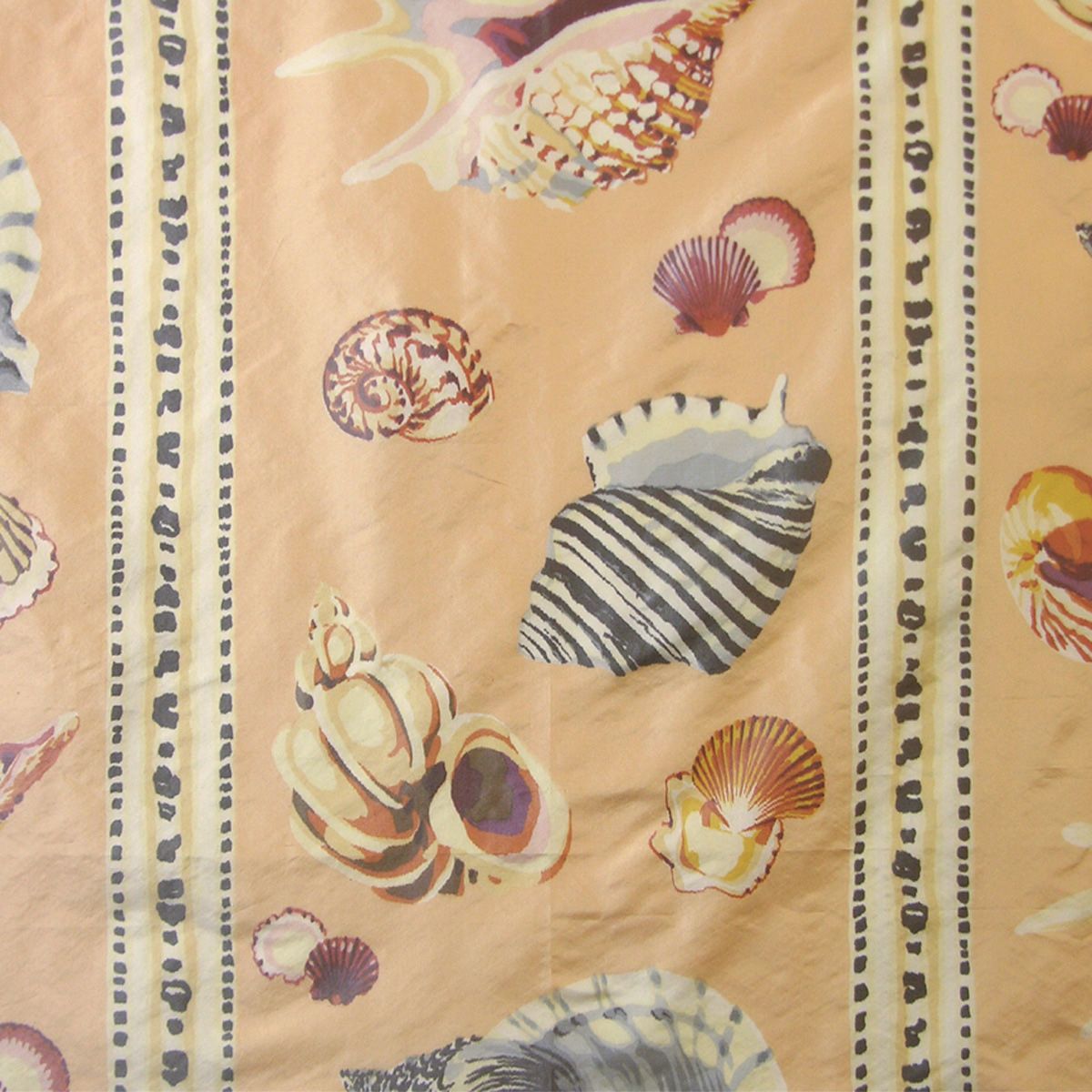 SCALAMANDRE OUTLET FABRIC LES COQUILLAGES SILK WARP FABRIC CHAMPAGNE - H0 00011111 NEW SKU # H011110001