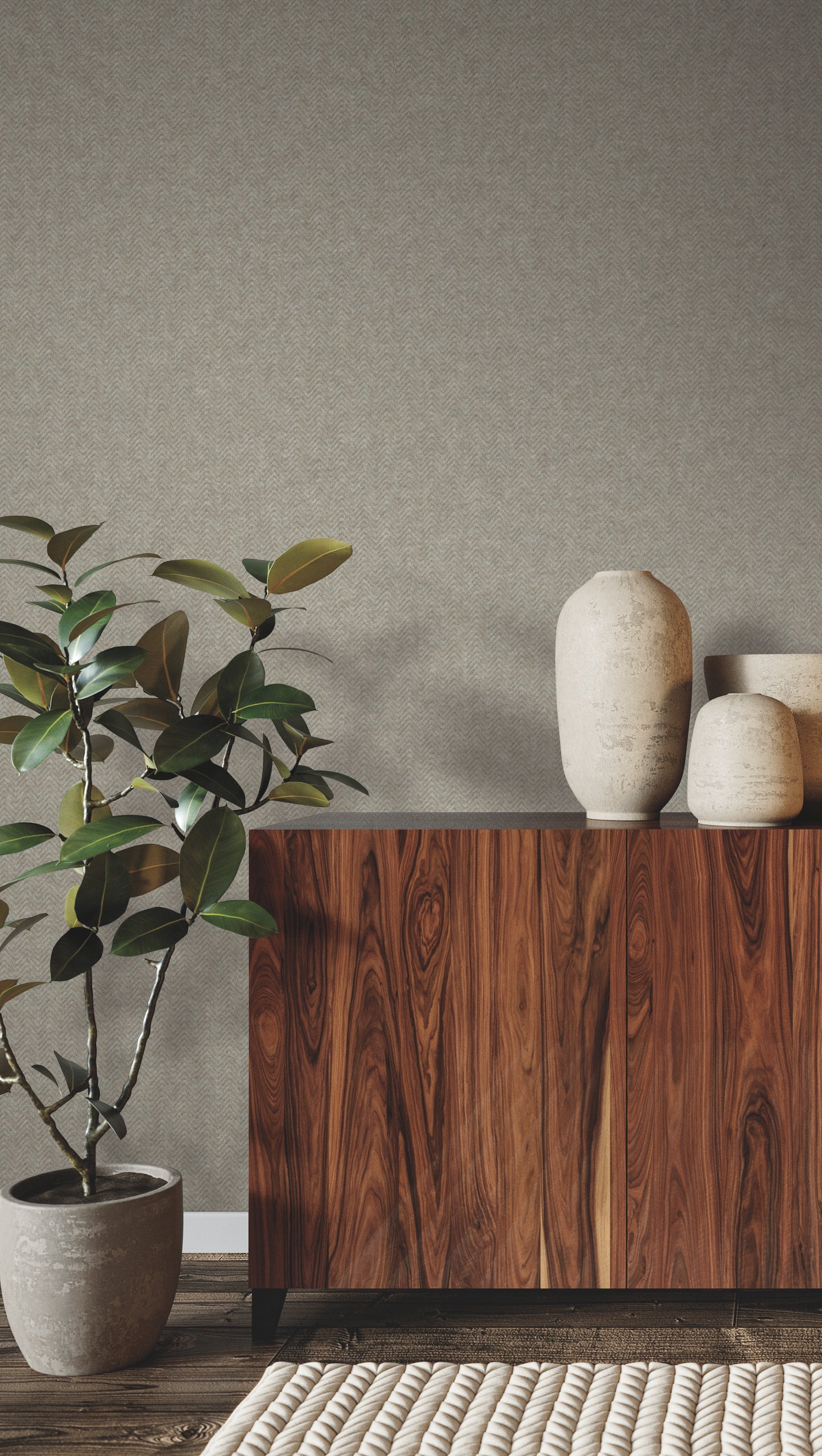 York Wallcoverings HP QuietWall Savile Taupe Wallpaper Textures Neutrals - HA3657R