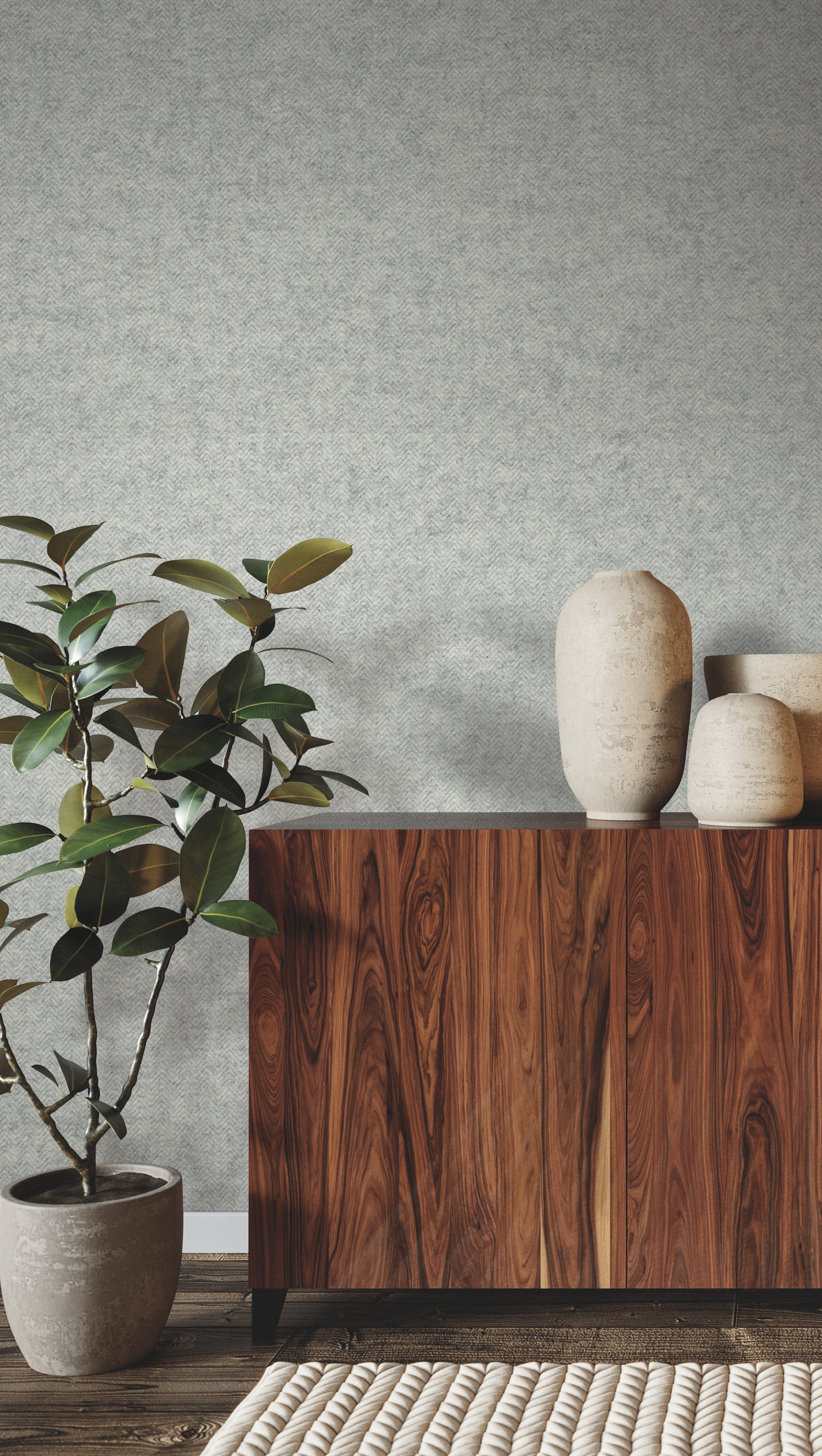 York Wallcoverings Handcrafted Naturals Savile Ghost Wallpaper Textures Whites and Off-Whites - HA3658R