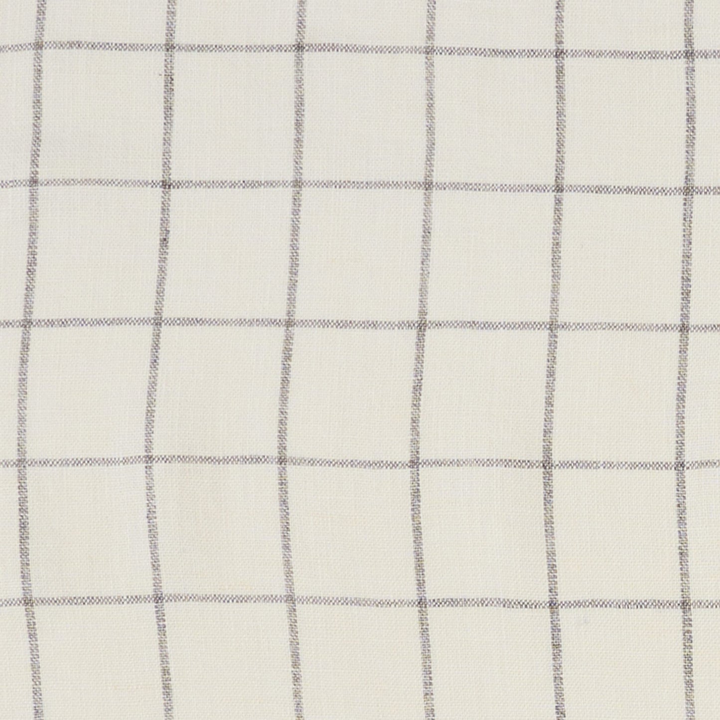 JF Fabrics HADLEY 94 Fabric Check, Plaid Grey, White Linen - 9284394 J9391