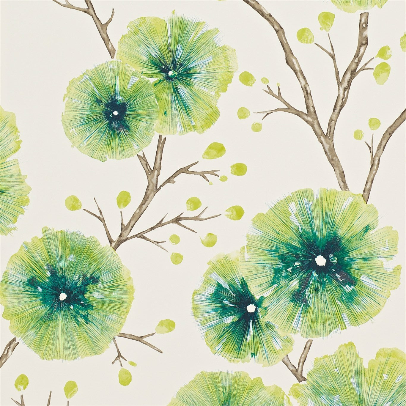 HARLEQUIN OUTLET Kabala Wallpaper Contemporary Floral Gooseberry - HAMA111082