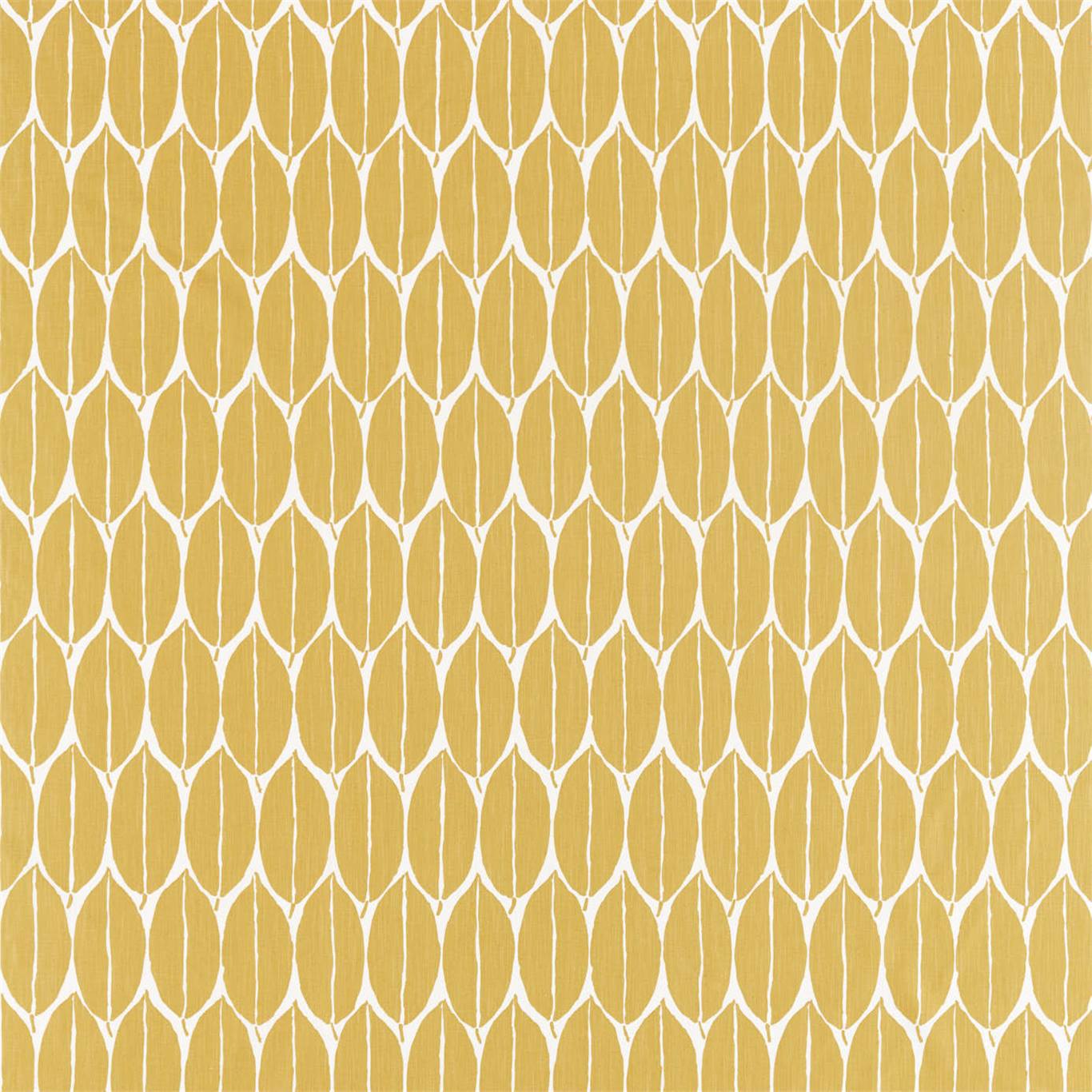 HARLEQUIN Rie Fabric Leaves , Trees Ochre - HATL120798