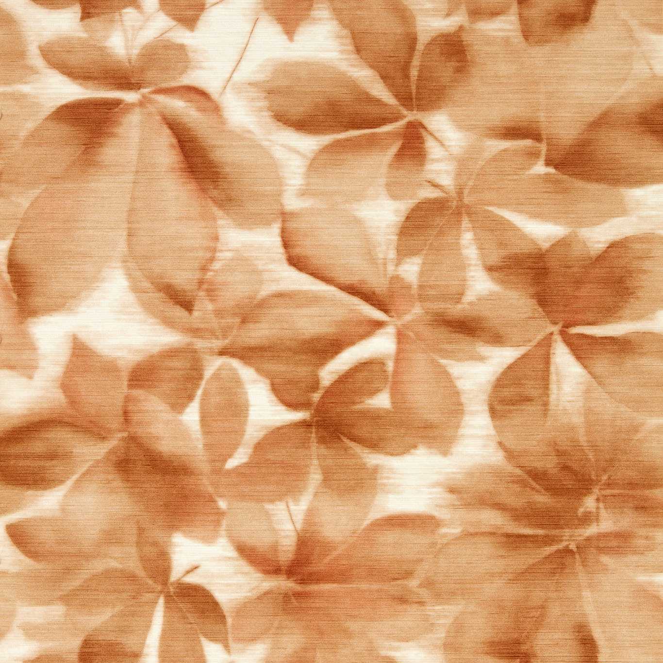 HARLEQUIN Grounded Wallpaper Contemporary, Floral BakedTerracotta,Parchment Gravure Wide Width Vinyl - HC4W113007