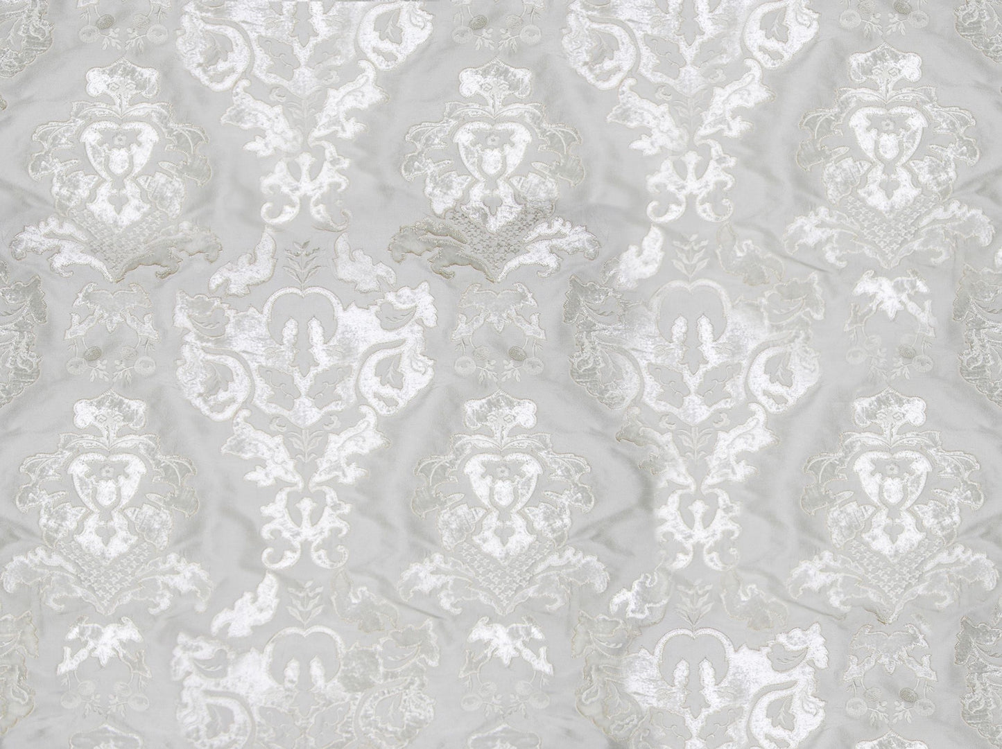 SCALAMANDRE PALAZZO RICCI SILK FABRIC IVORY - HC 00017785 NEW SKU # HC77850001