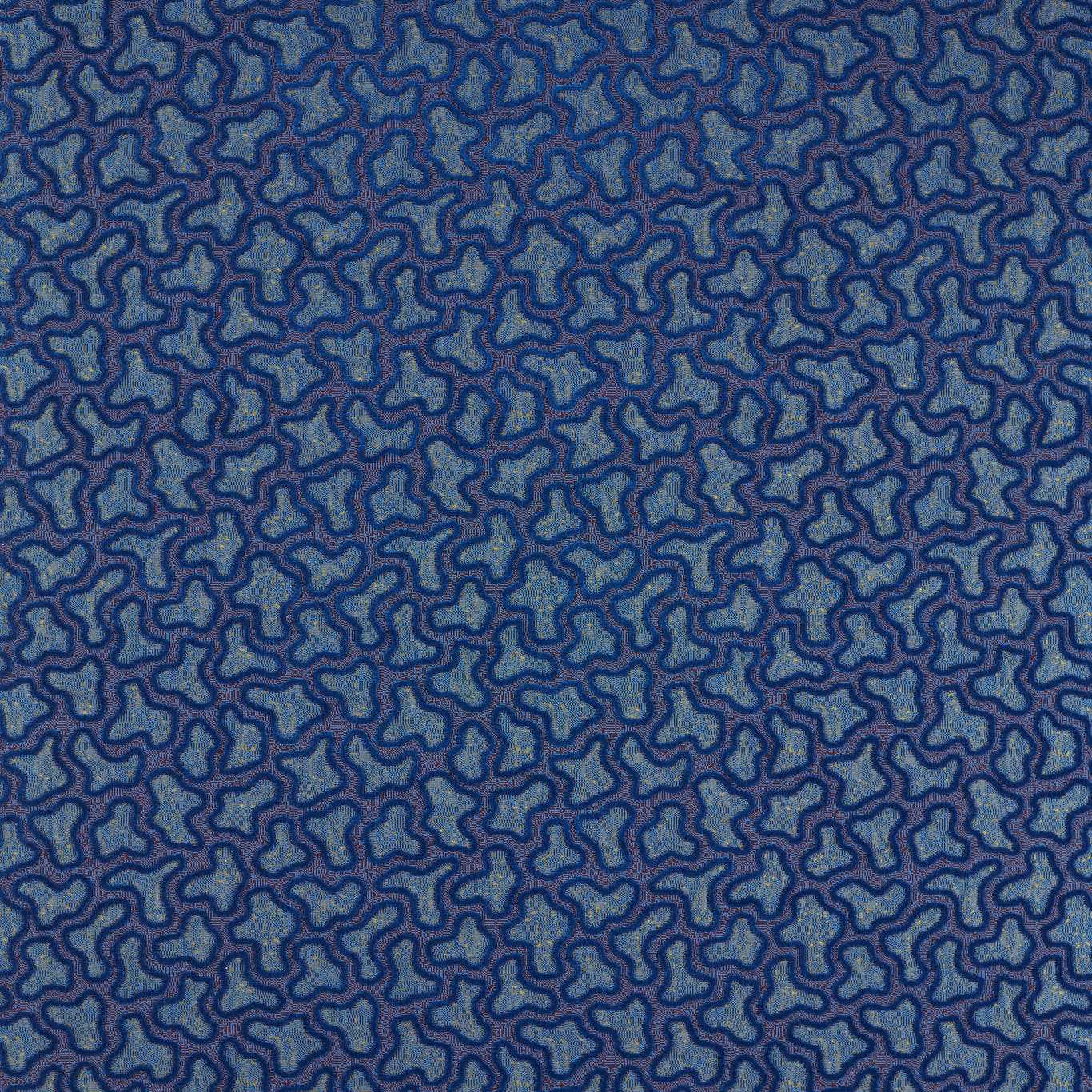 HARLEQUIN Molten Fabric Abstract, Graphic Lapis,Cinnabar - HDMV134753