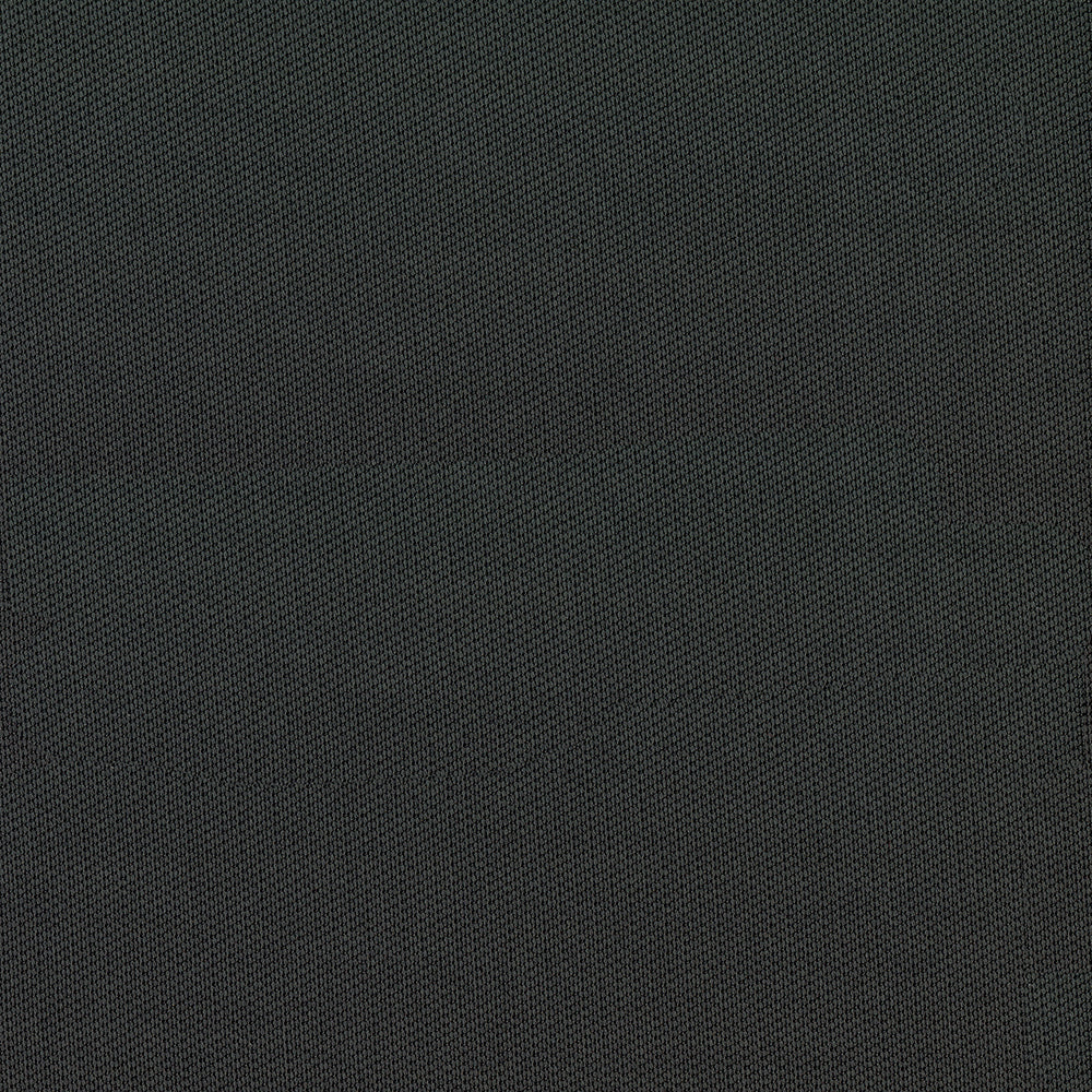 Charcoal gray twill fabric close-up with dense, textured weave.