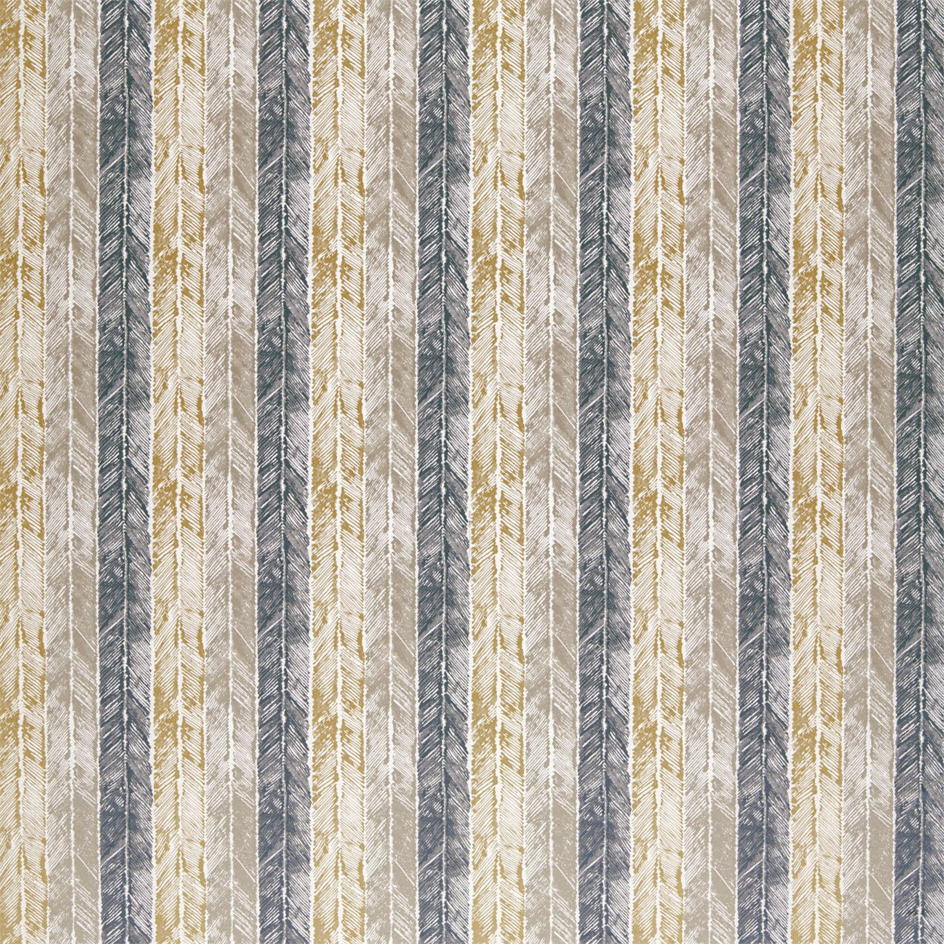 HARLEQUIN Walchia Fabric Geometric Charcoal,Mocha,Brass - HFRA131904