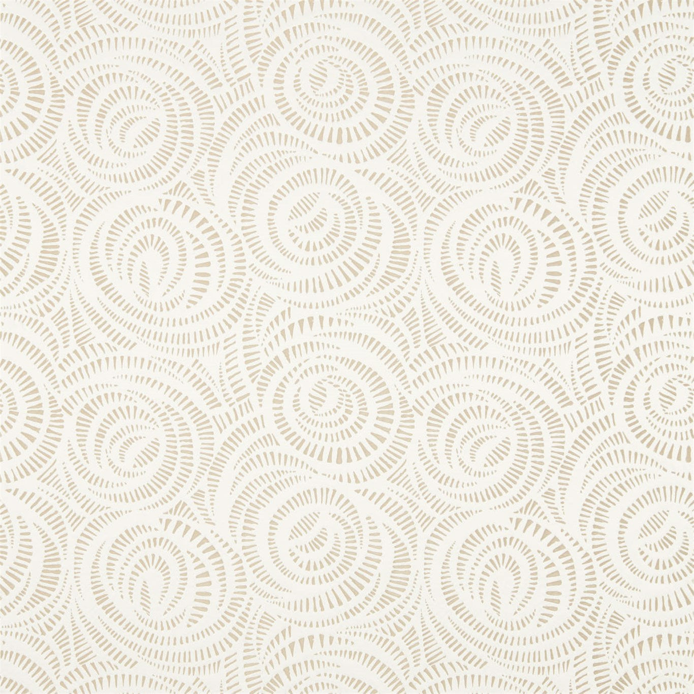 HARLEQUIN Fractal Fabric Geometric Flax - HFRA131924