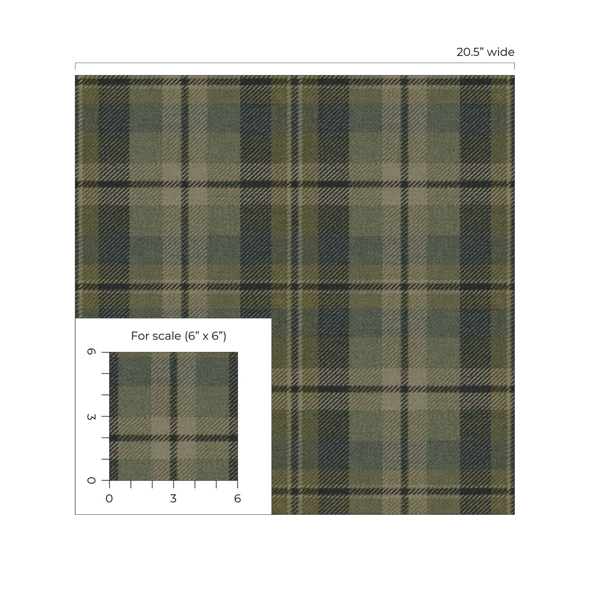 Harry & Grace Thornbury Tailored Plaid Plaid Traditional Green - HG13104