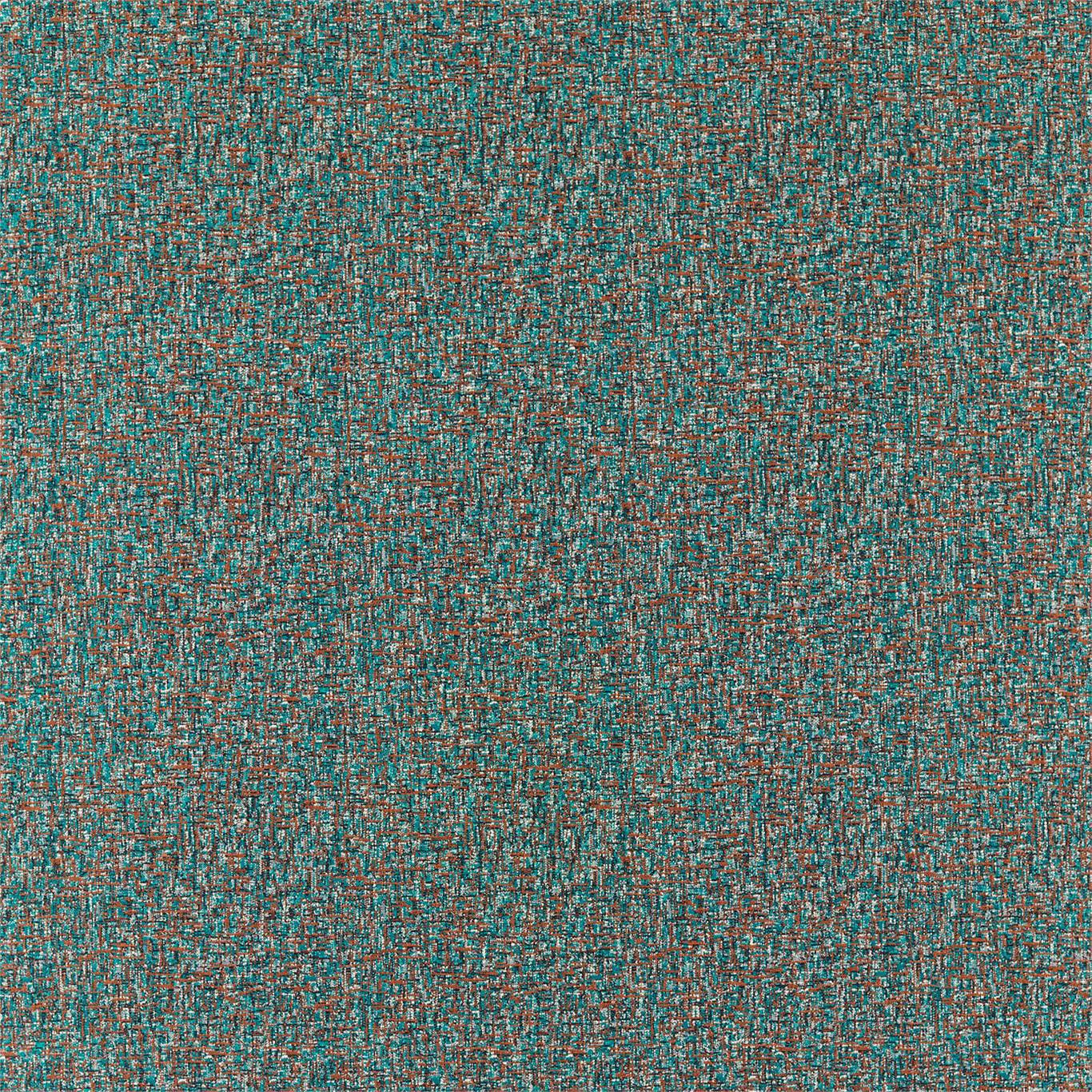 HARLEQUIN Nickel Fabric Plains , Textures Teal,Rust - HHAM132892