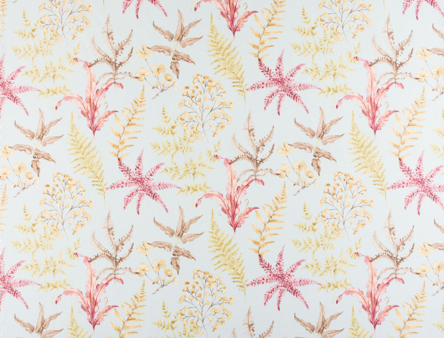 SCALAMANDRE OUTLET FABRIC WETHERSFIELD FERN FABRIC AQUA BERRY - HH 00023803 NEW SKU # HH38030002