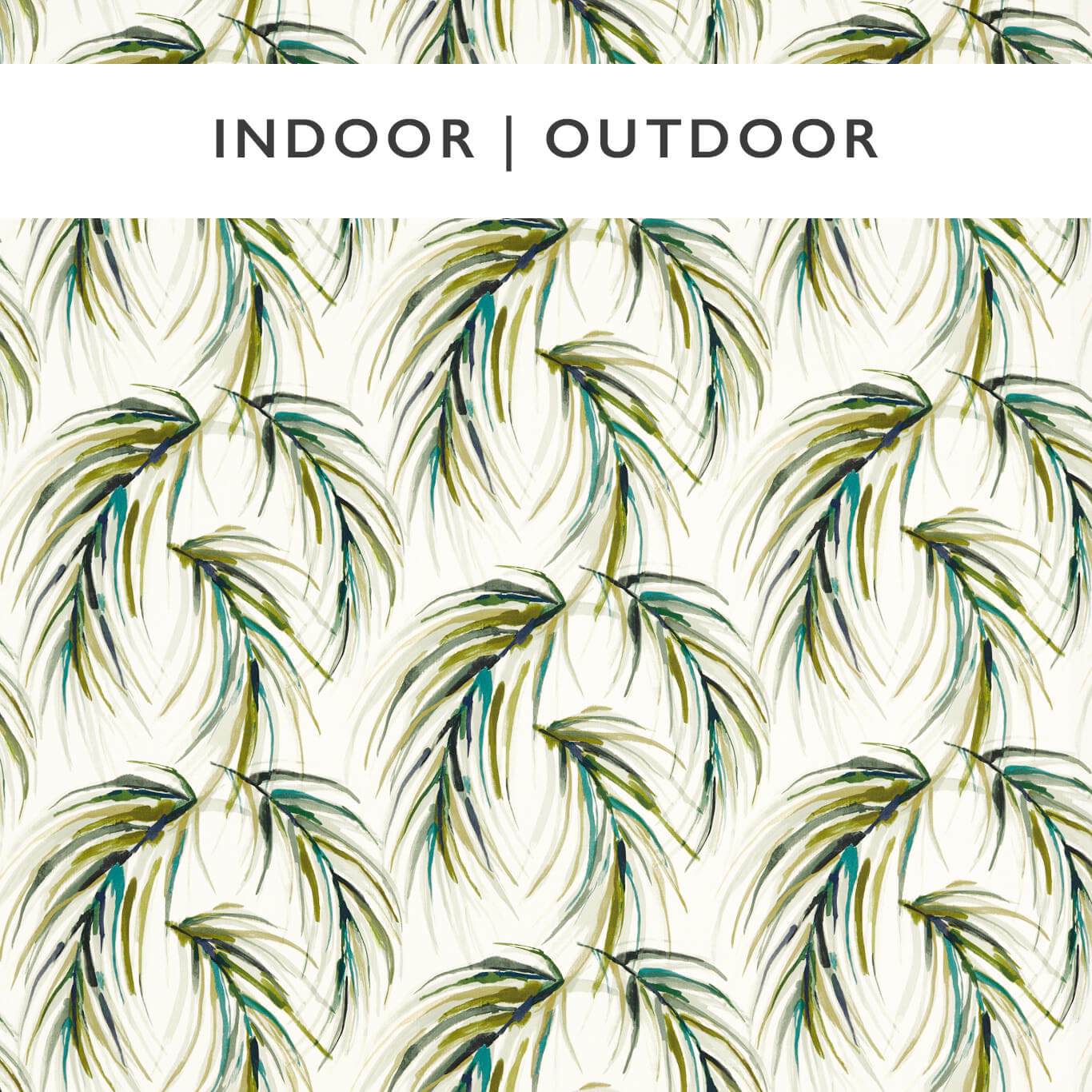 HARLEQUIN Alvaro Fabric Leaves , Trees Lime,Palm,Palm - HIOP121219