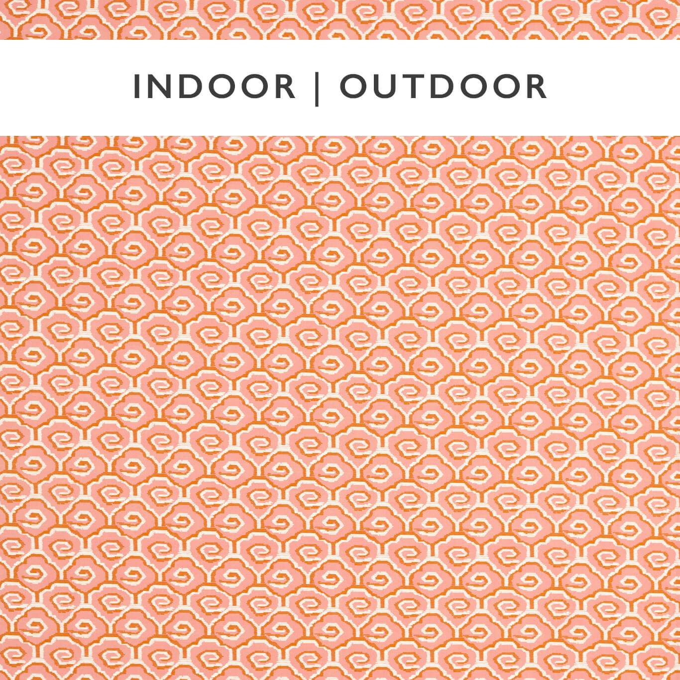 HARLEQUIN Sora Fabric Geometric Positano,Paprika - HIOP121226