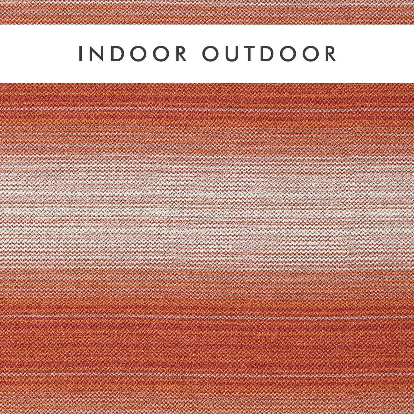 HARLEQUIN Amaris Fabric Stripes Clementine,Rhubarb - HIOT134537