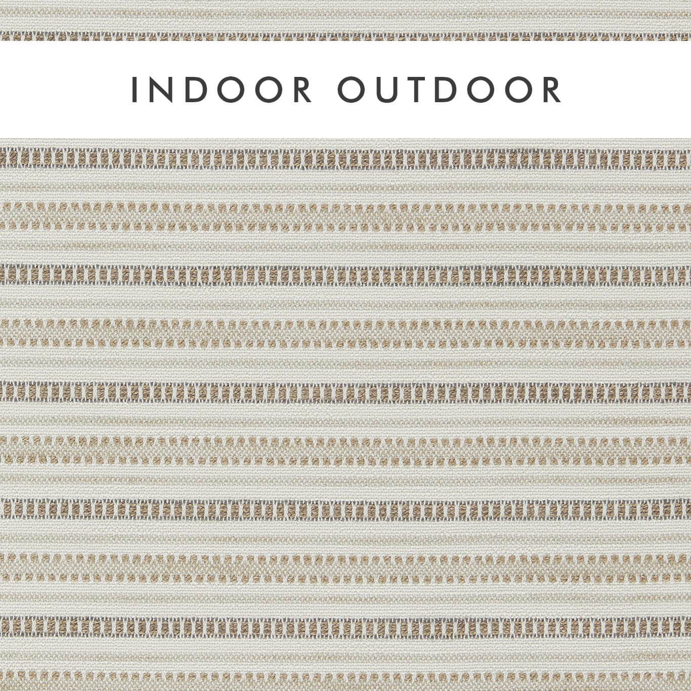 HARLEQUIN Cove Fabric Stripes Taupe,Chalk - HIOT134551