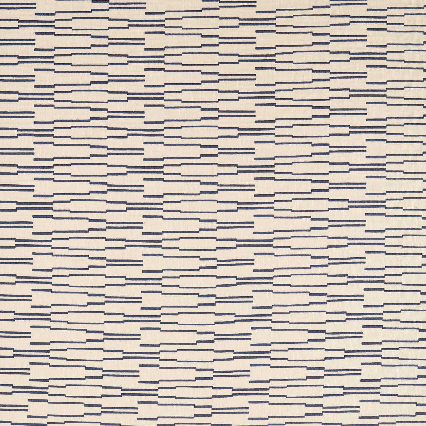 HARLEQUIN Juniper Fabric Geometric Parchment,Indigo - HKAF134615