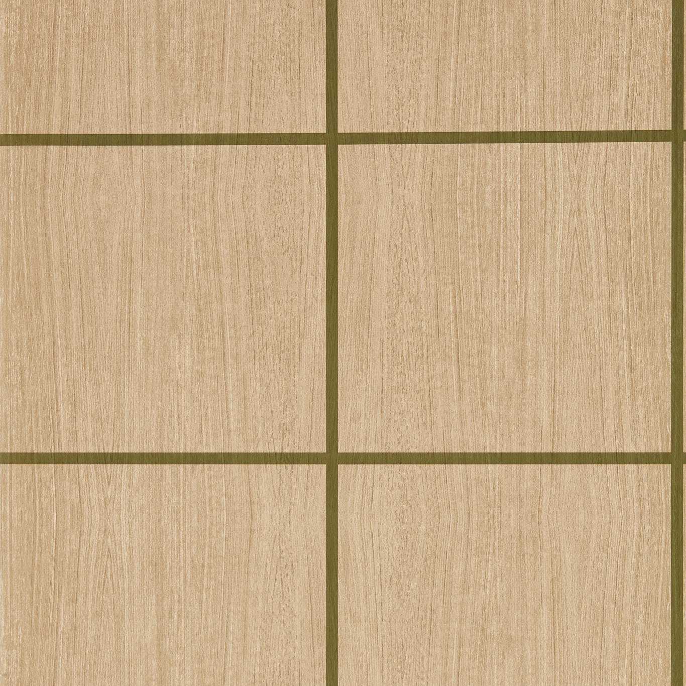 HARLEQUIN Wood Blocks Wallpaper Plains , Textures Pine,Forest Gloss Rotary/Gravure Wide Width - HKAW113201