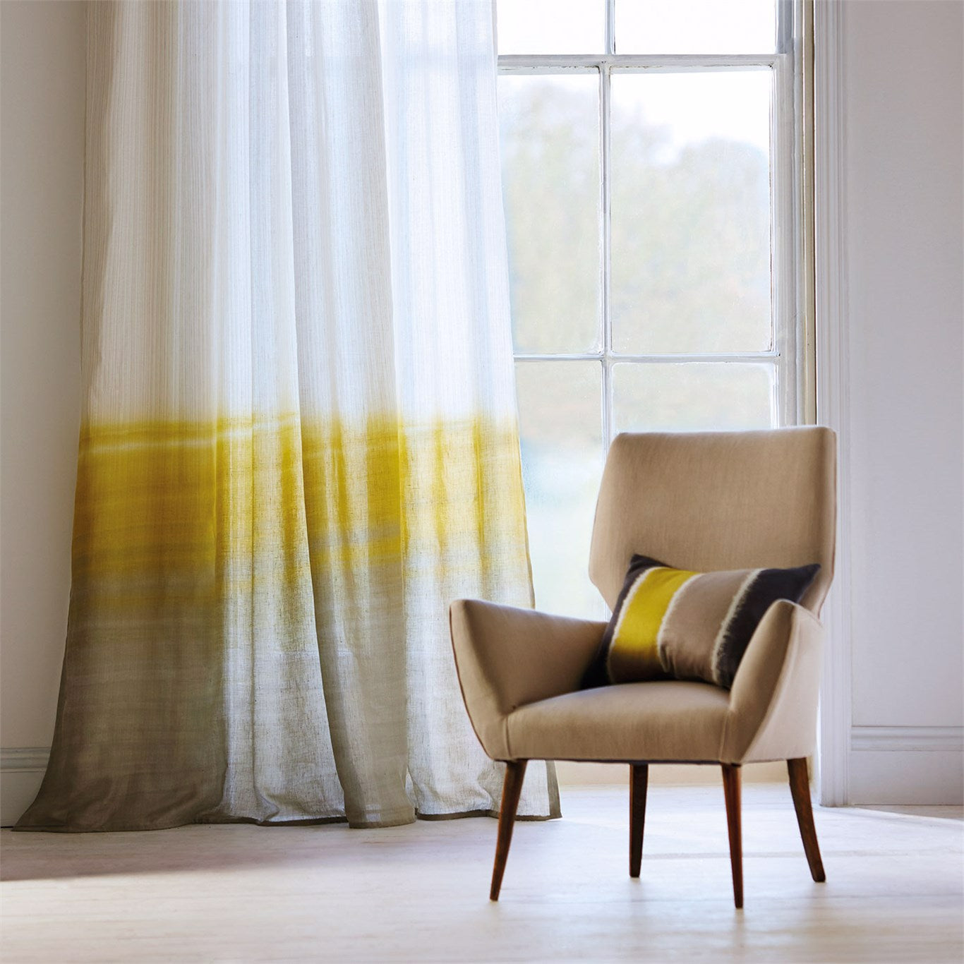 HARLEQUIN Tranquil Fabric Other Cypress,Driftwood - HLAL130950