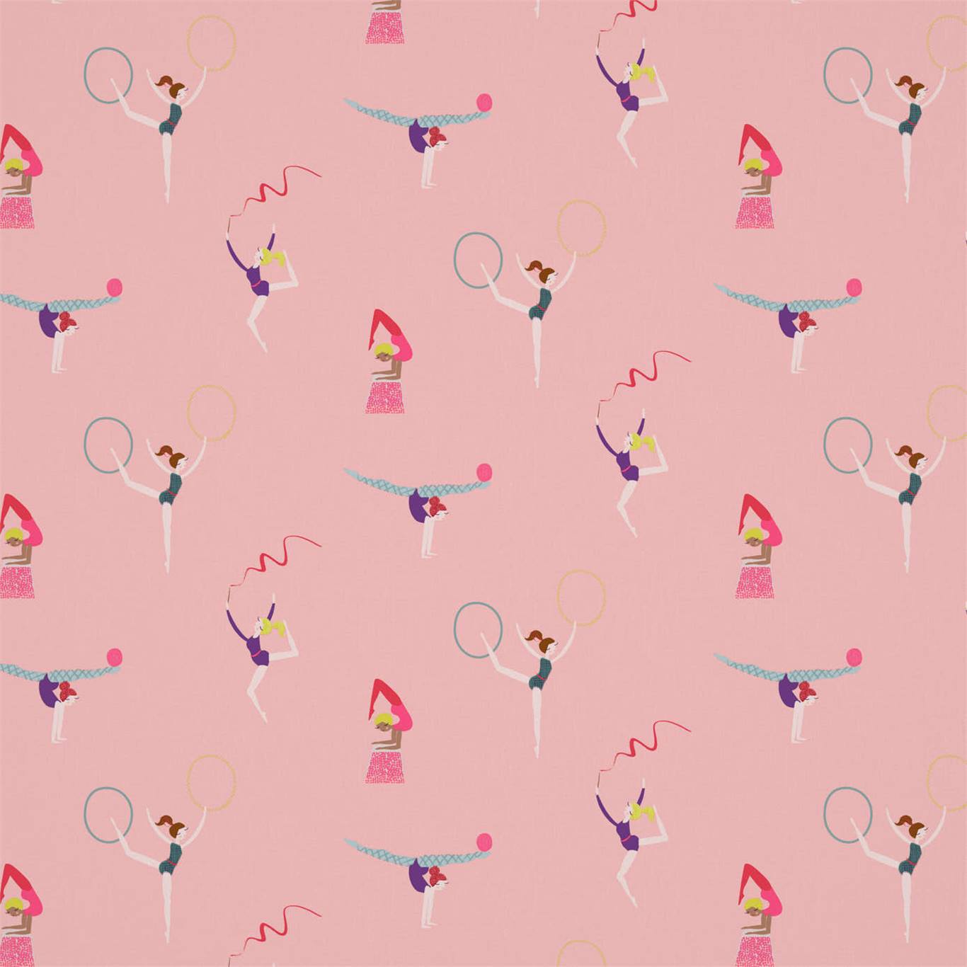 HARLEQUIN Balancing Act Fabric Kids Blossom,Raspberry,Grape - HLTF120942