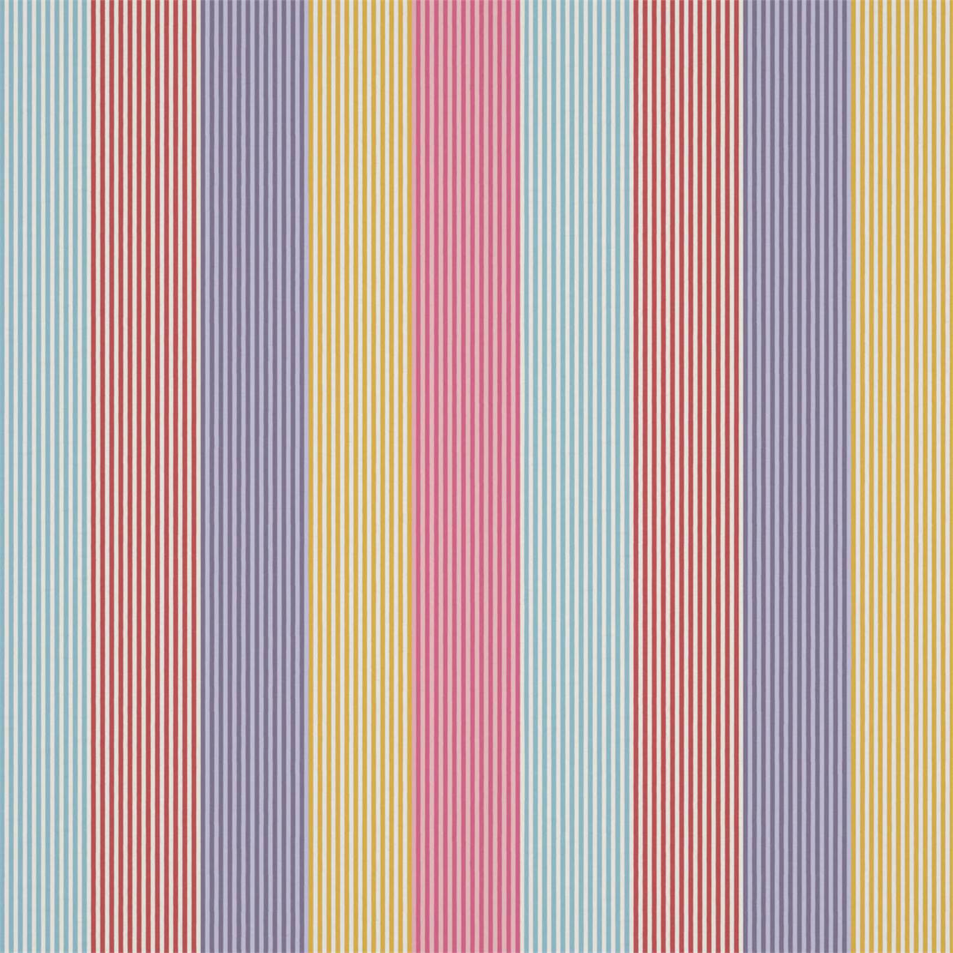 HARLEQUIN Funfair Stripe Fabric Stripes Grape,Cherry,Pineapple,Blossom - HLTF133544