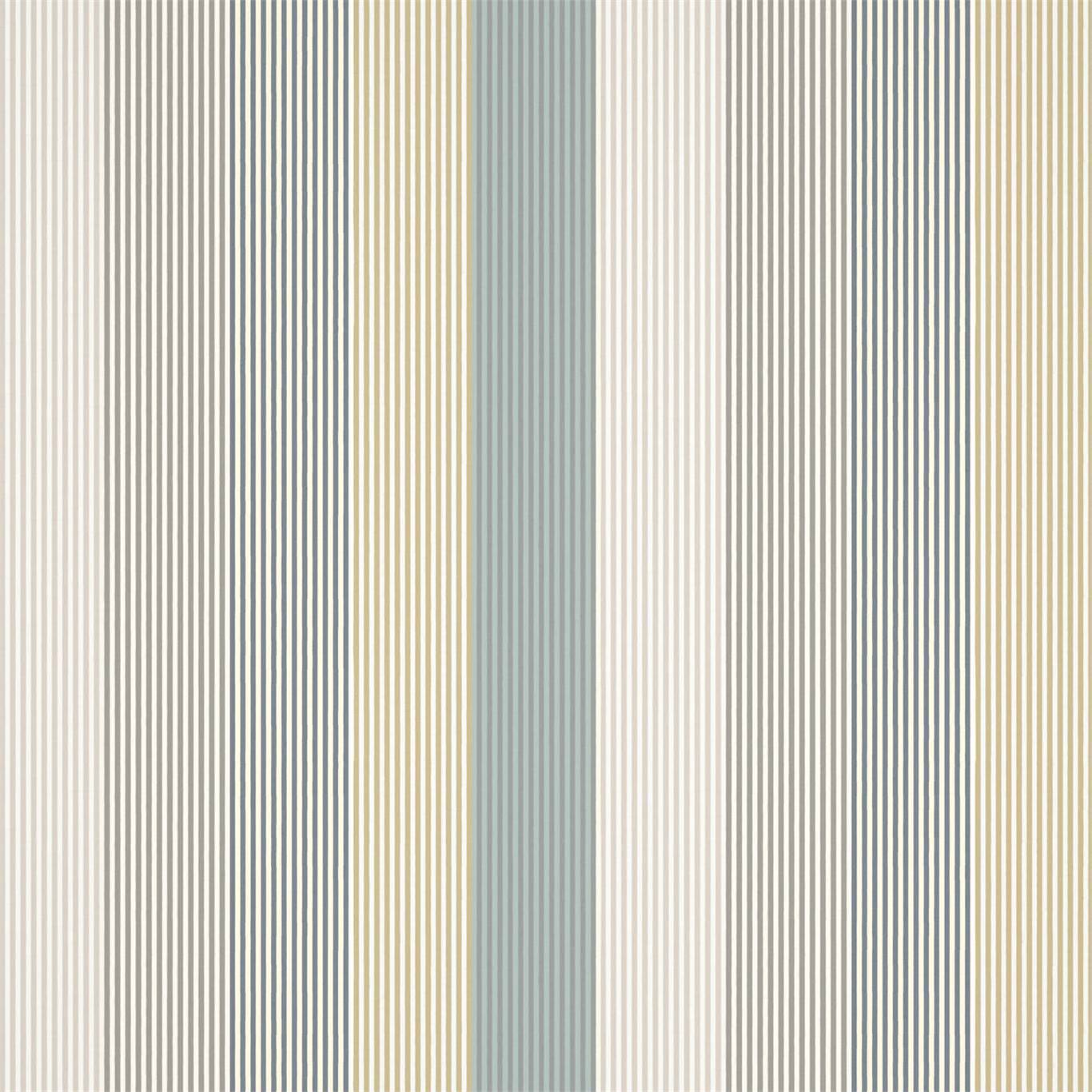 HARLEQUIN Funfair Stripe Fabric Stripes Calico,Cloud,Pebble,Duckegg - HLTF133545