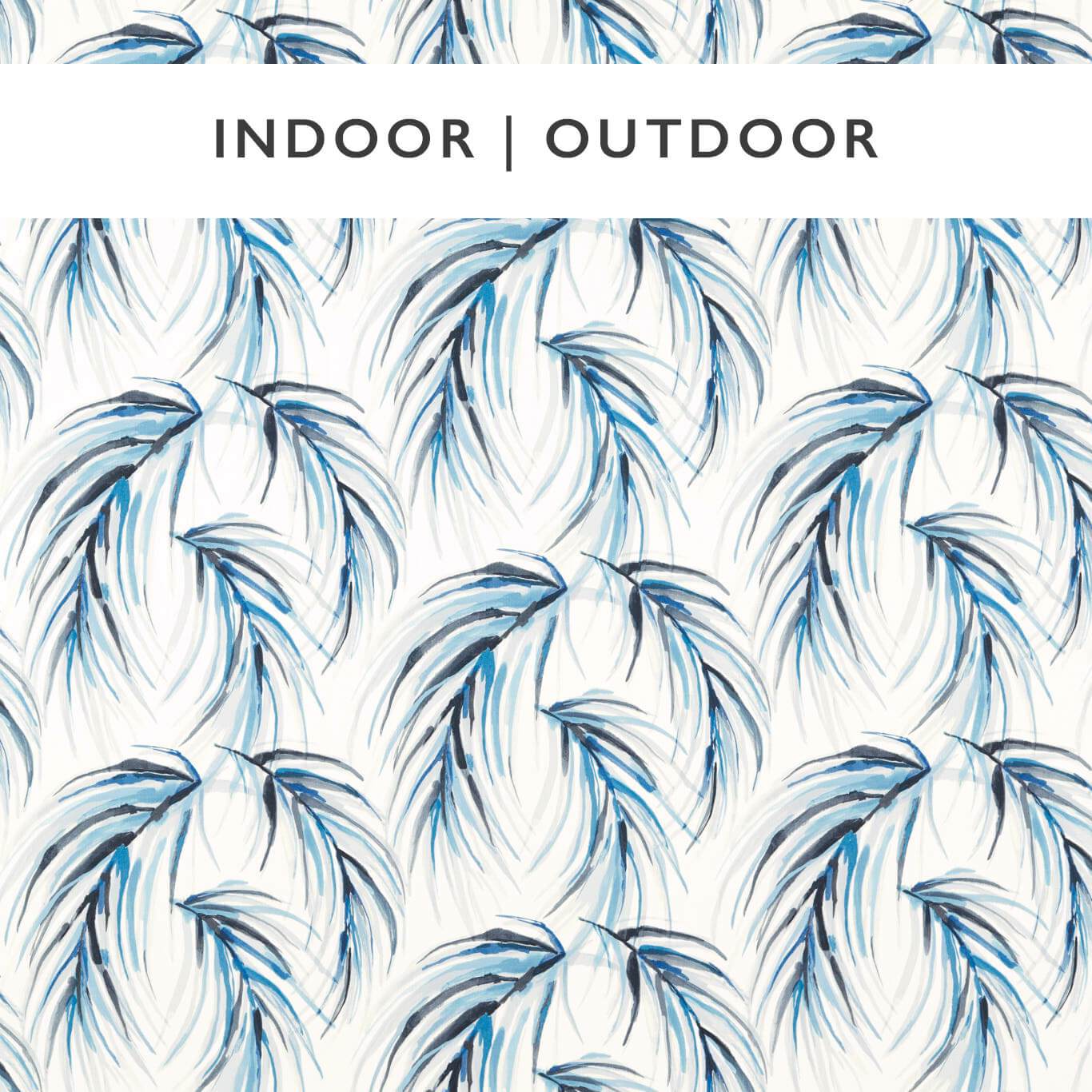 HARLEQUIN Alvaro Fabric Leaves , Trees Pebble,Sky - HLUM121050