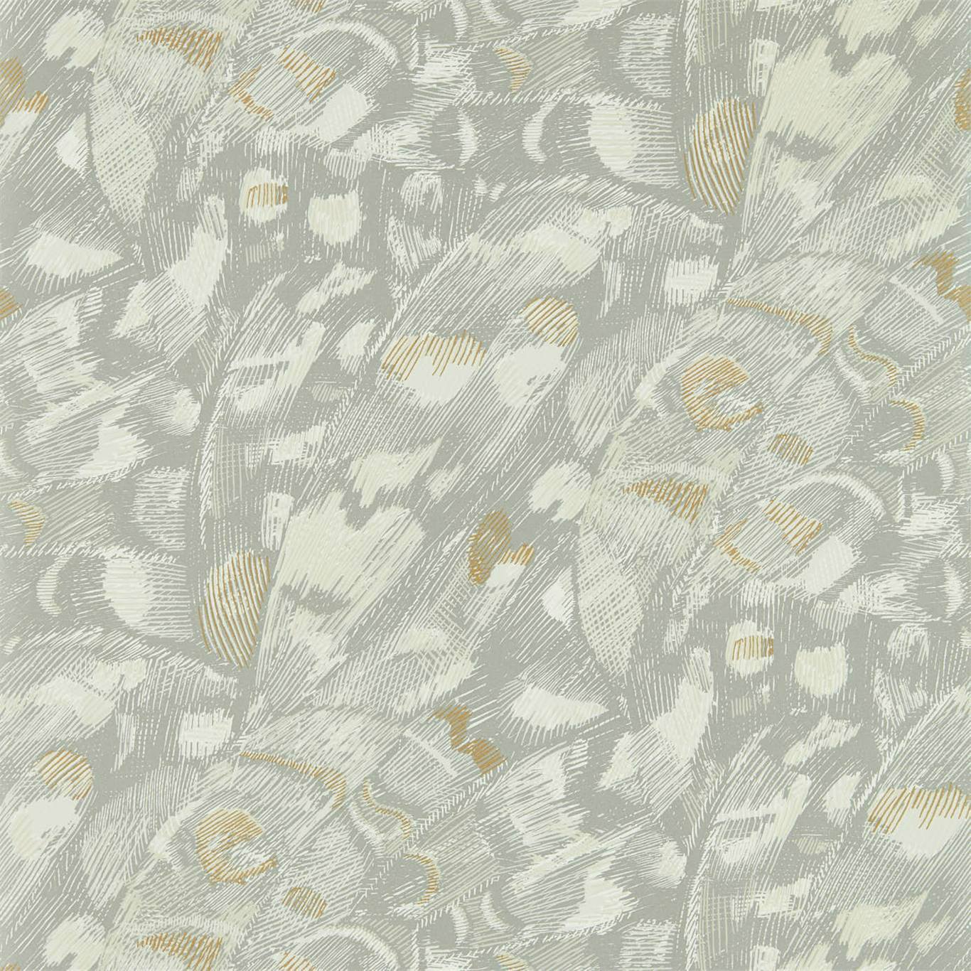HARLEQUIN Lamina Wallpaper Abstract , Graphic Titanium,Oyster Rotary Wide Width Printed Wallpaper - HM6W112166