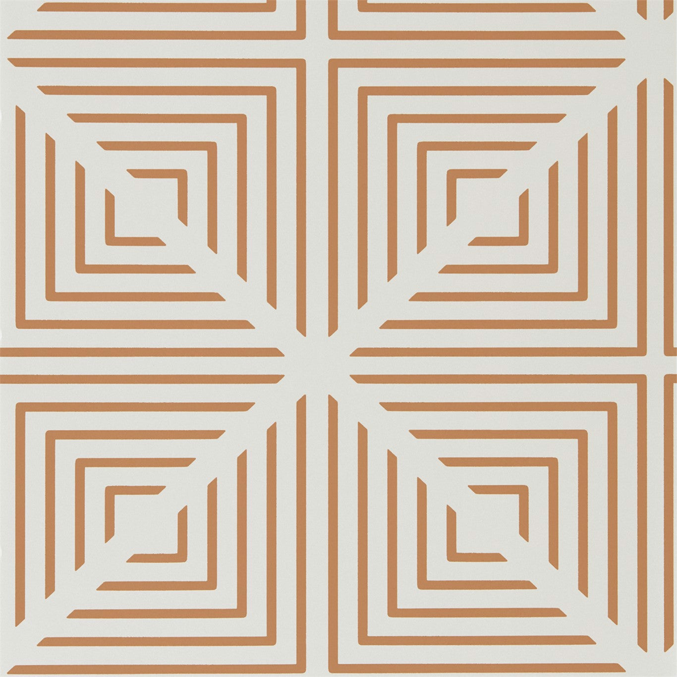 HARLEQUIN OUTLET Radial Wallpaper Geometric Pearl,Paprika - HMFW111556