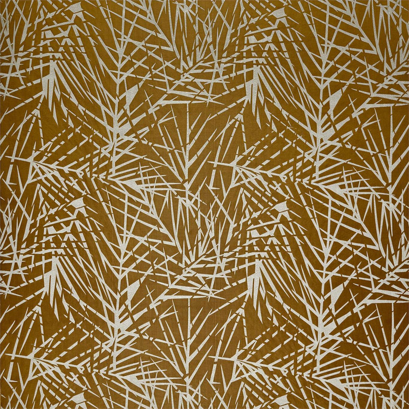HARLEQUIN Lorenza Fabric Leaves , Trees Saffron, Oyster - HMIF133054