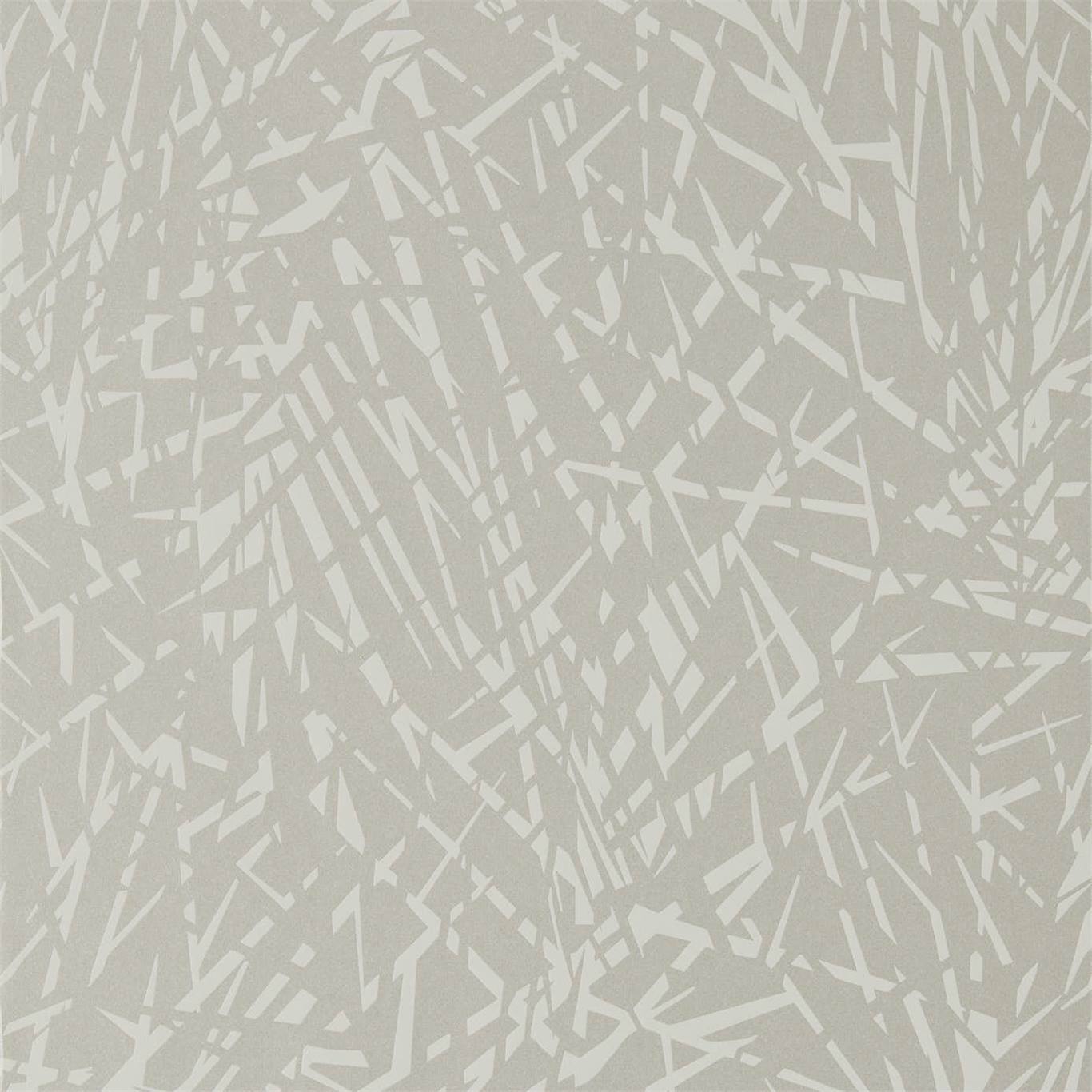 HARLEQUIN Lorenza Wallpaper Abstract , Graphic Platinum Rotary Printed Wallpaper - HMIW112231