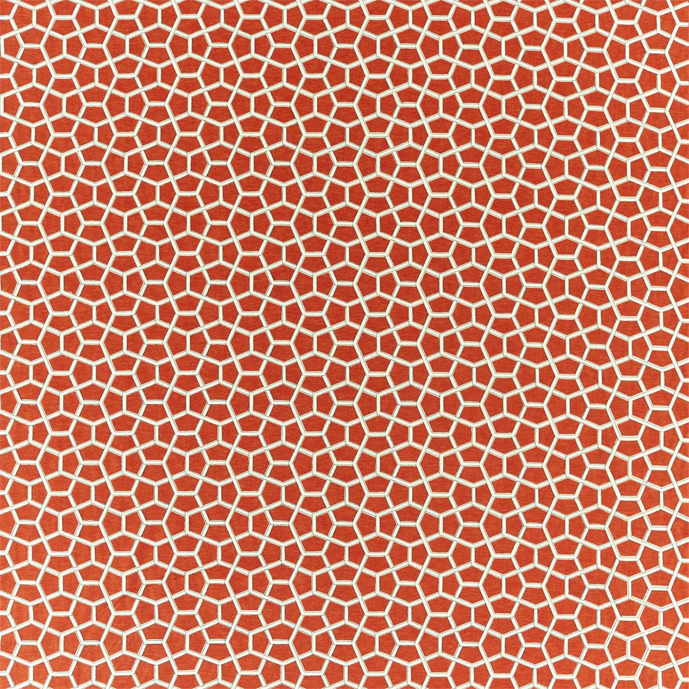 HARLEQUIN Cubica Fabric Geometric Cayenne - HMMF133003