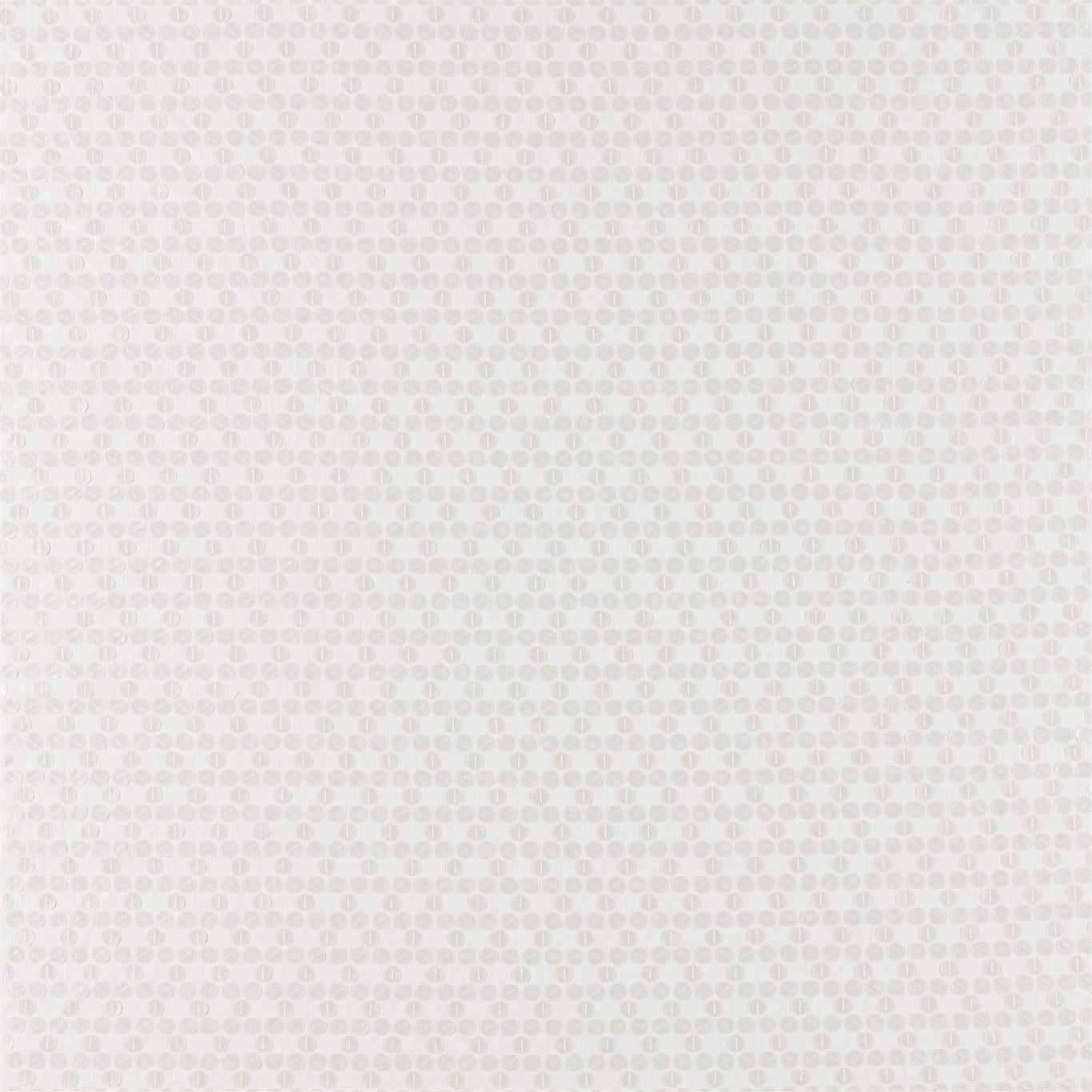 Cream-beige fabric texture with small uniform dot pattern, subtle geometric design for upholstery or wallpaper.