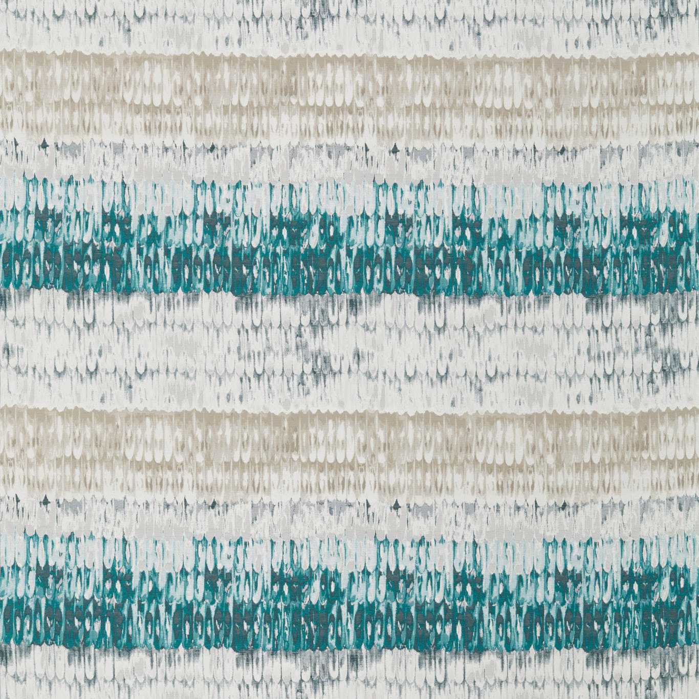 HARLEQUIN Pontia Fabric Stripes Emerald,Stone - HMOE132244