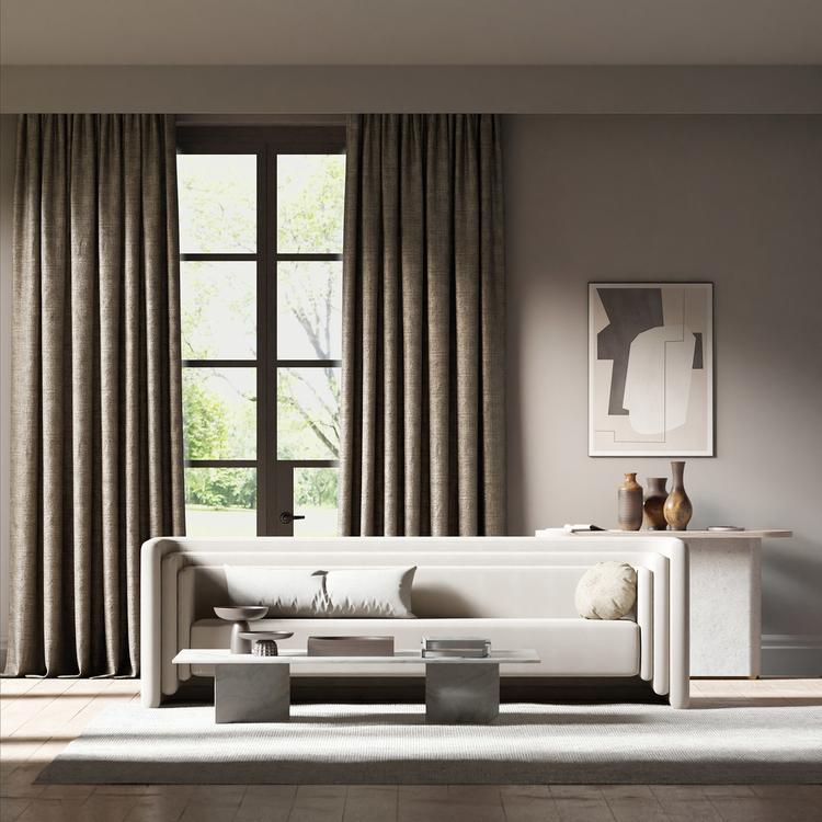 HARLEQUIN Osamu Fabric Plains , Textures Hazelnut - HMOF131440