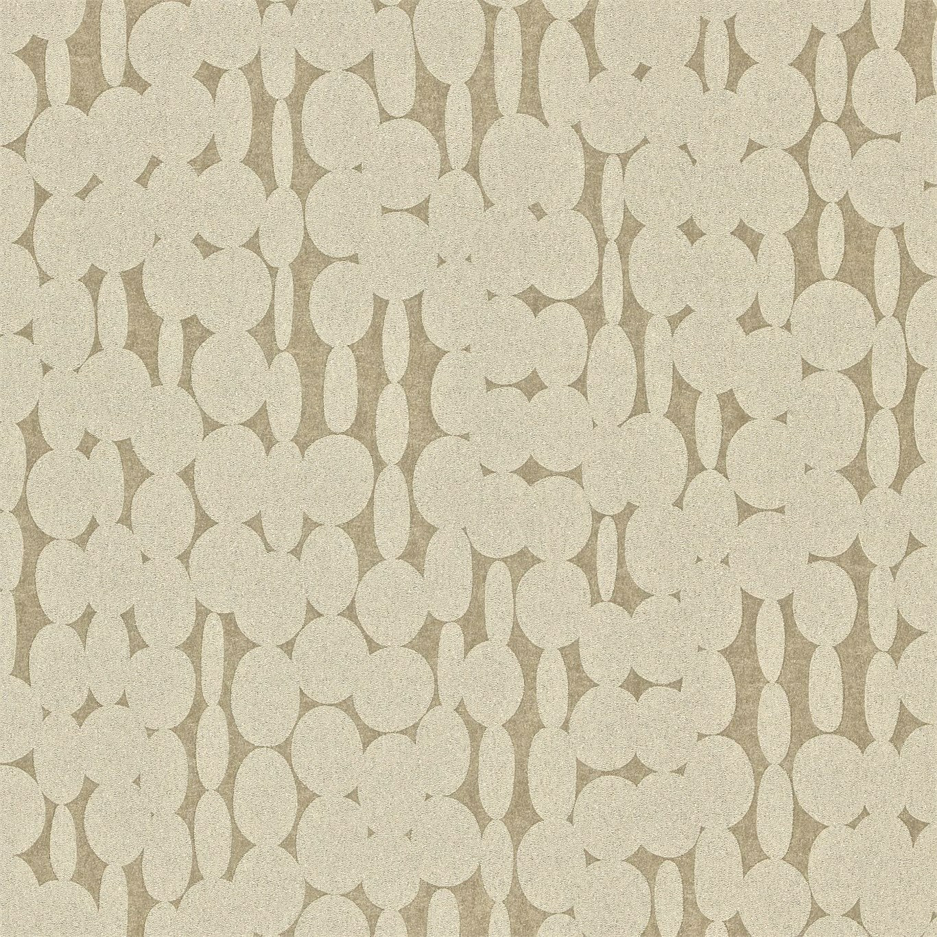 HARLEQUIN Links Wallpaper Geometric Neutral Rotary Printed Wallpaper - HMOT110367